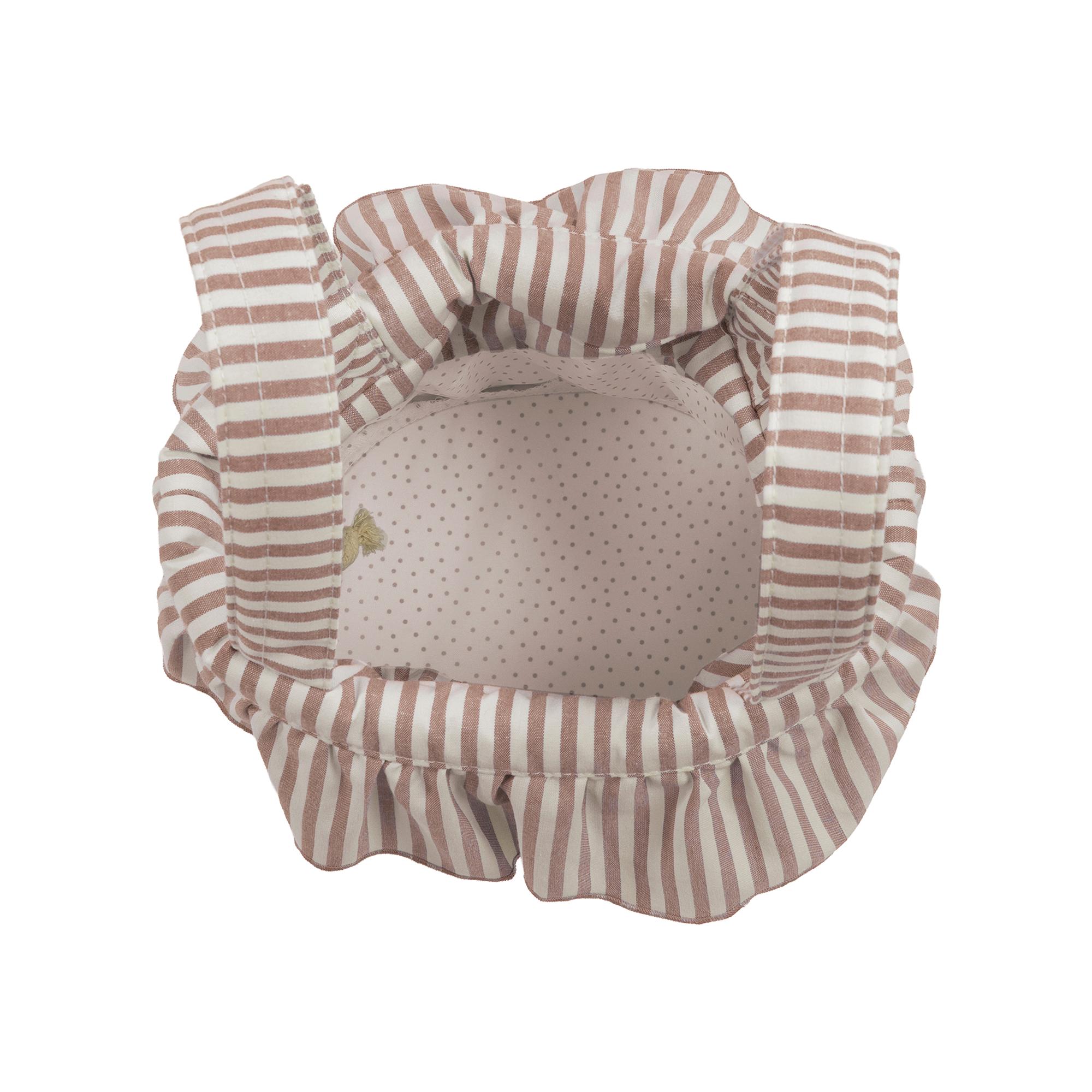 Bolsa Bucket Praliné Riscas Moka Telha-4
