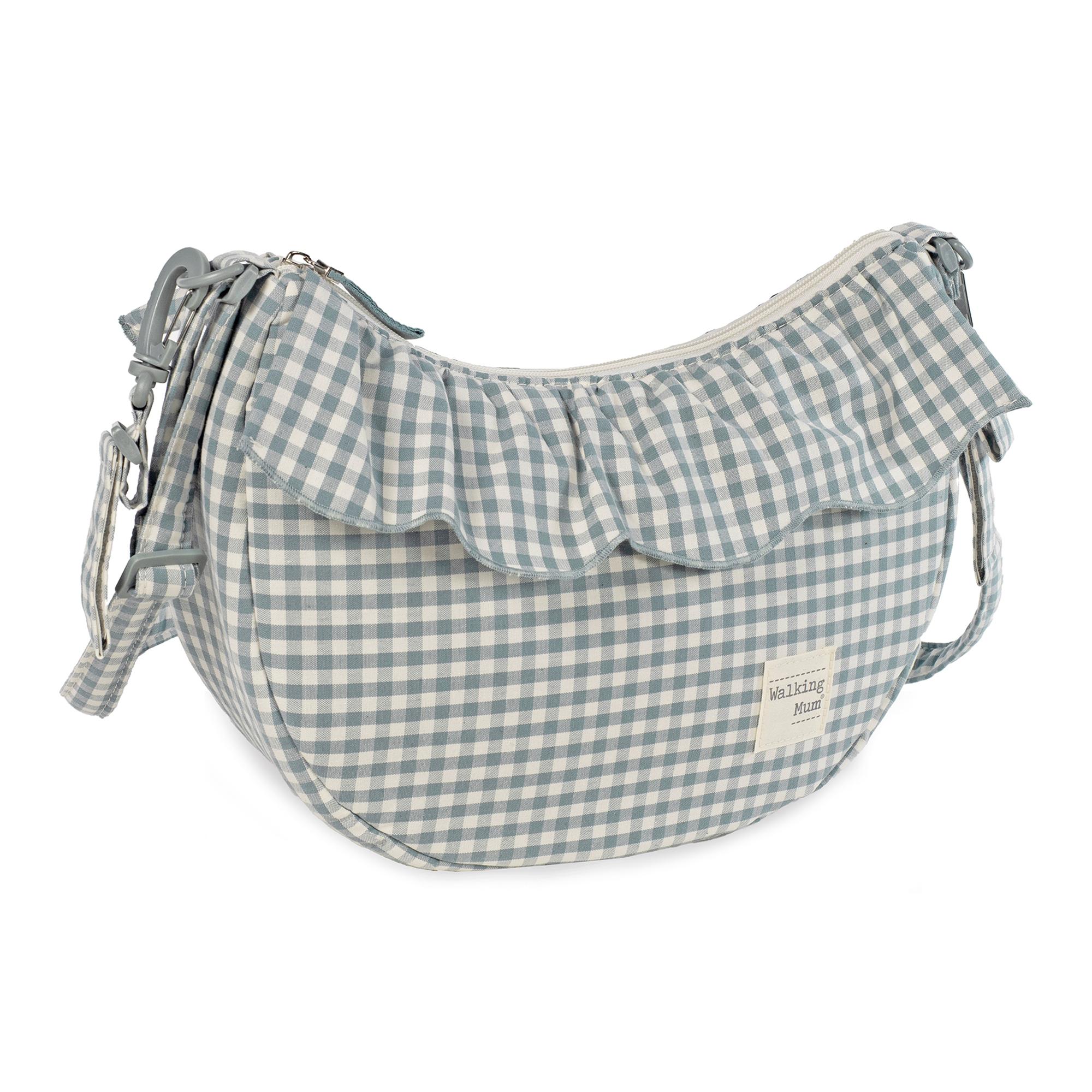 Bolsa tiracolo Góndola Praliné Vichy Matcha Verde-3