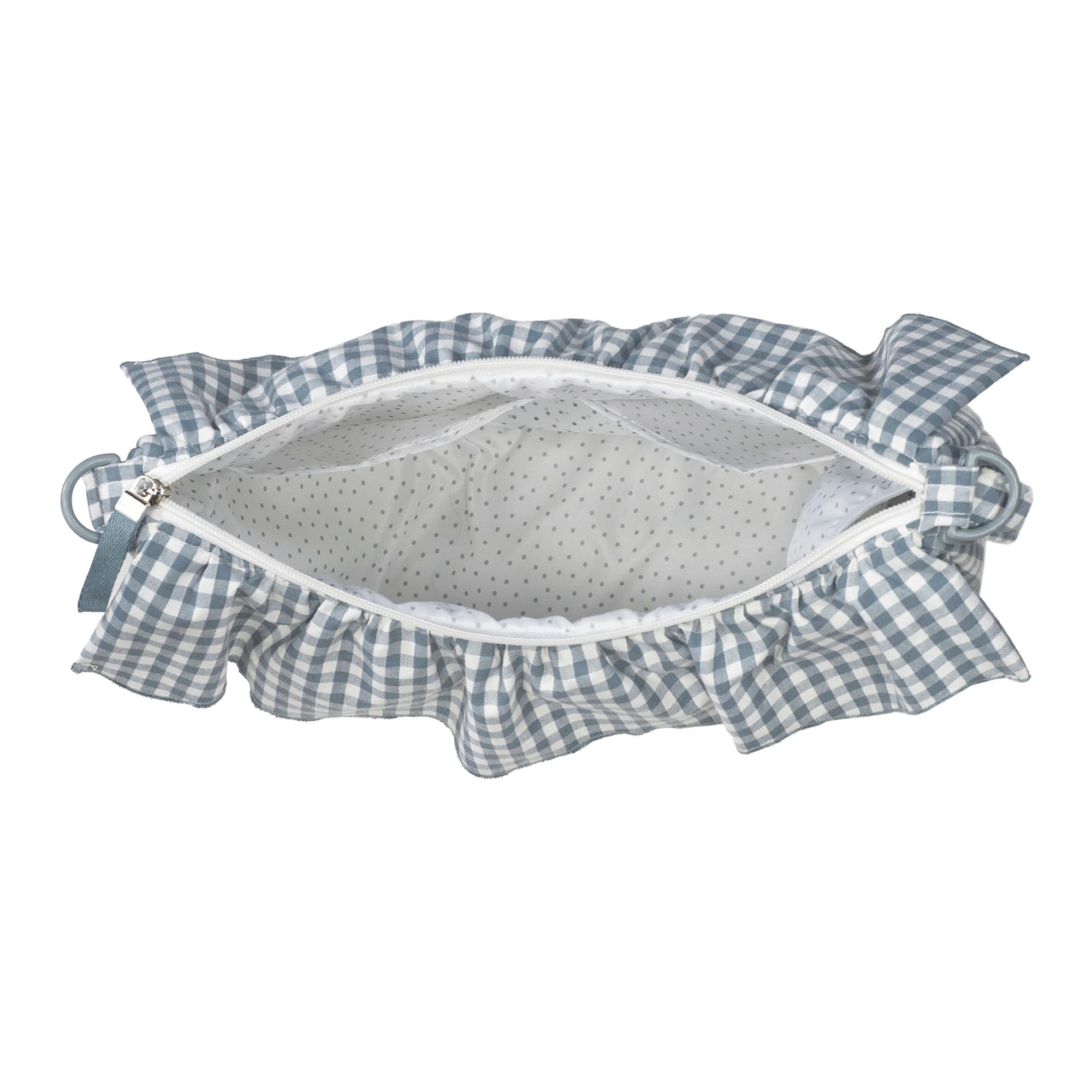 Bolsa tiracolo Góndola Praliné Vichy Matcha Verde-6