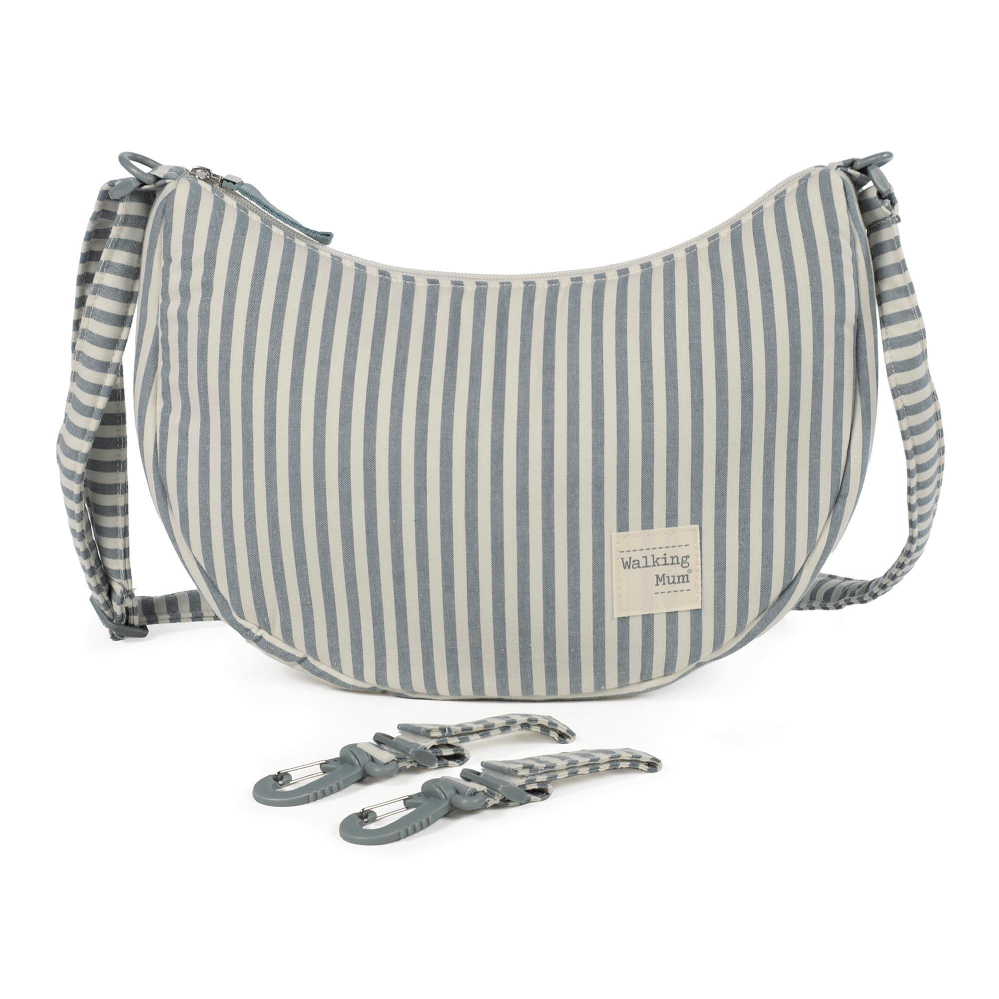Bolsa tiracolo Góndola Praliné Riscas Matcha Verde-2
