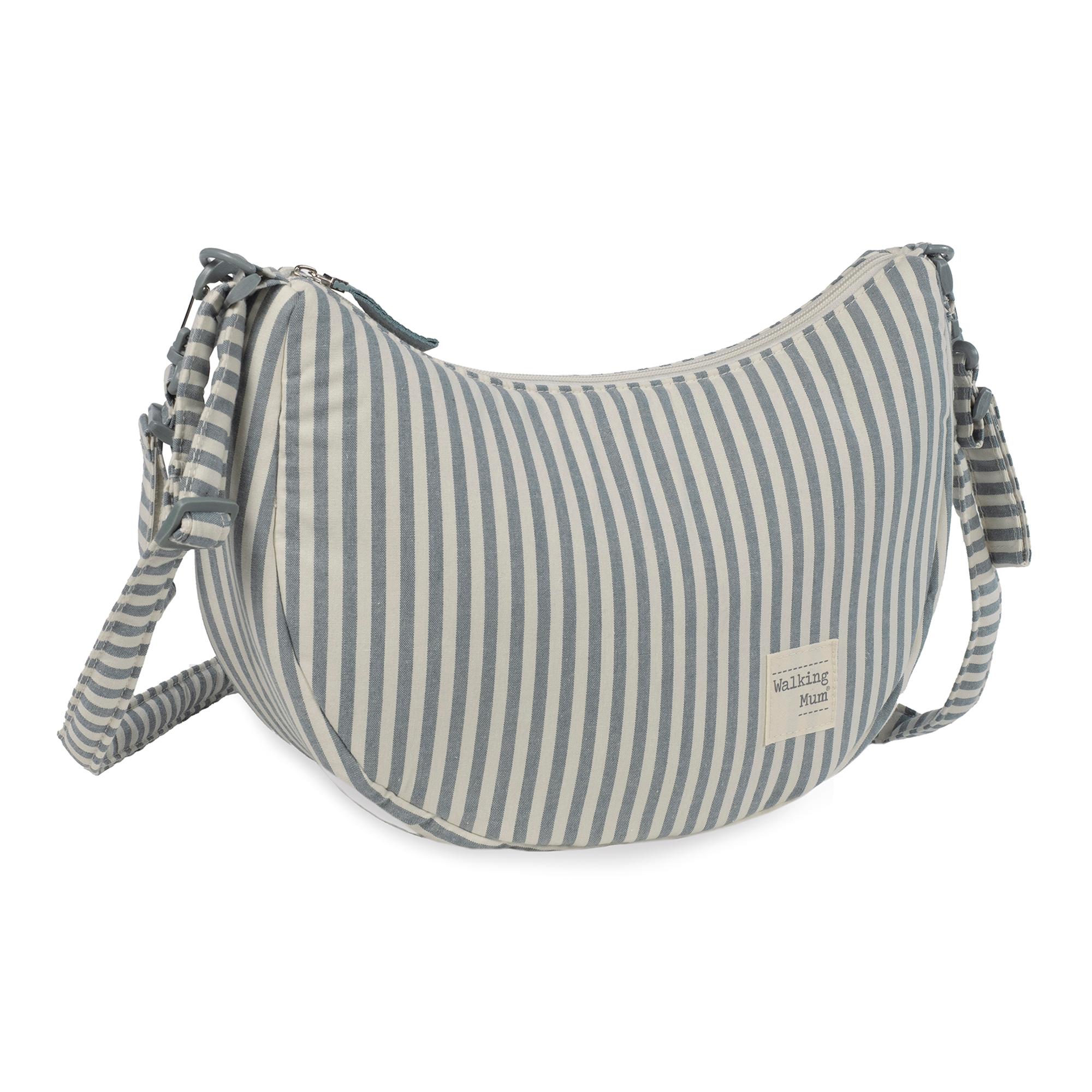 Bolsa tiracolo Góndola Praliné Riscas Matcha Verde-3