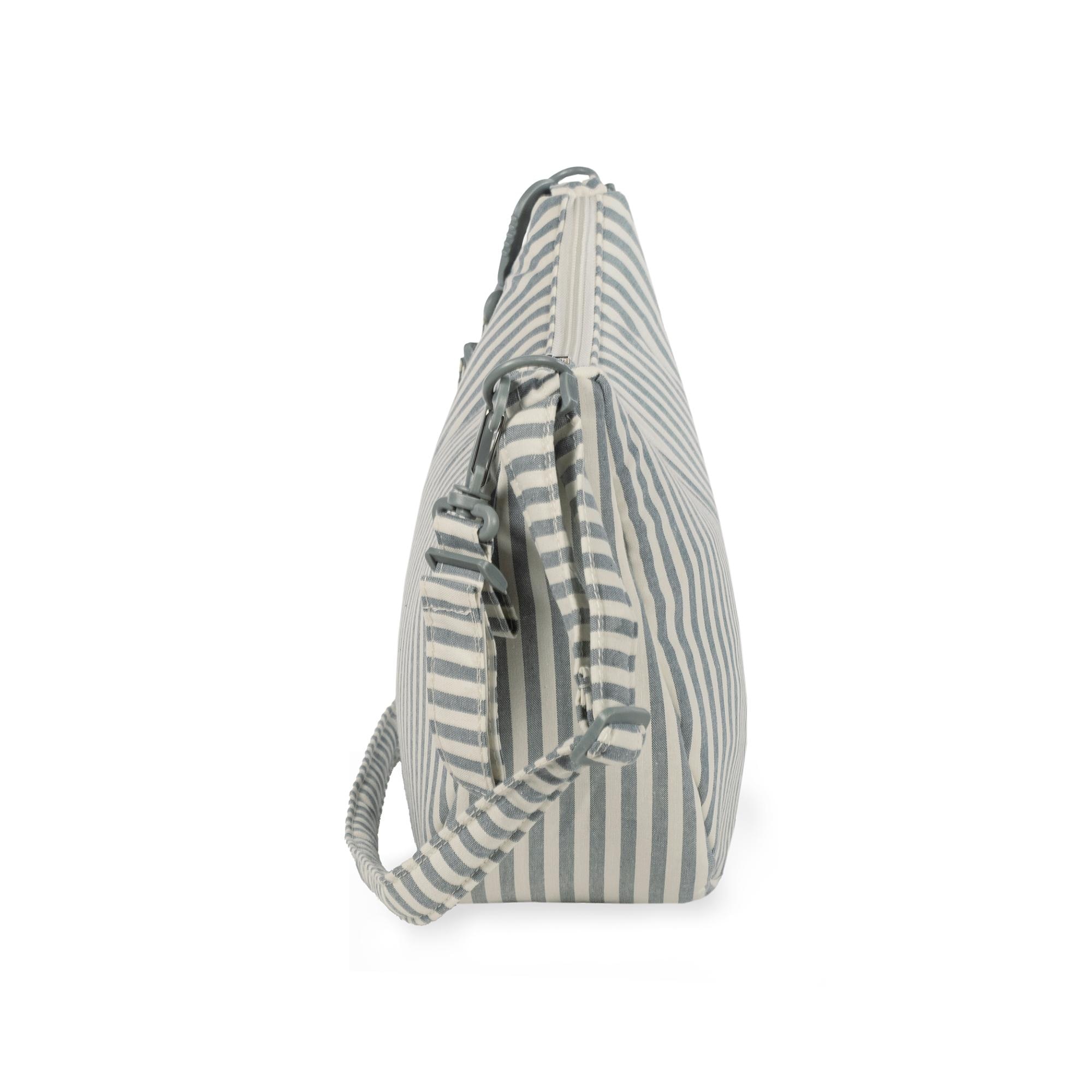 Bolsa tiracolo Góndola Praliné Riscas Matcha Verde-4