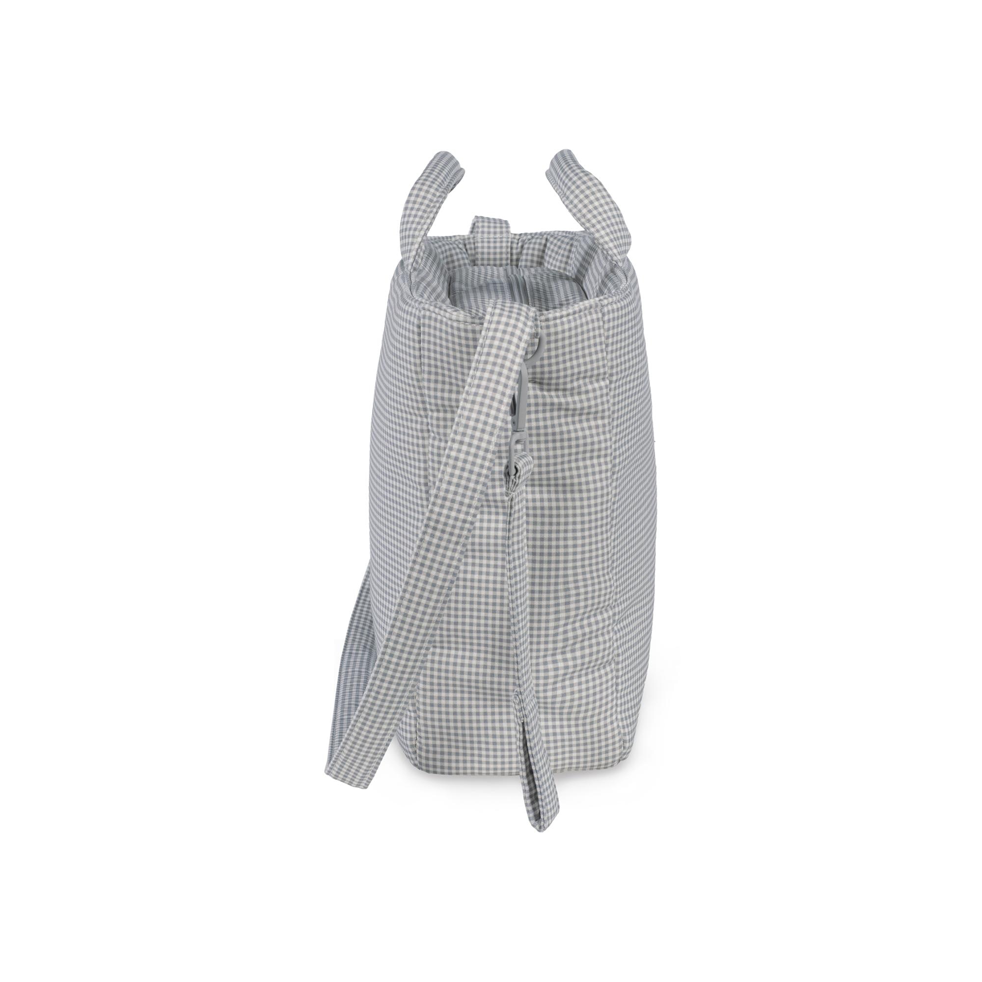 Bolsa Little Bloom Vichy Cinzento Cinzento-claro-4