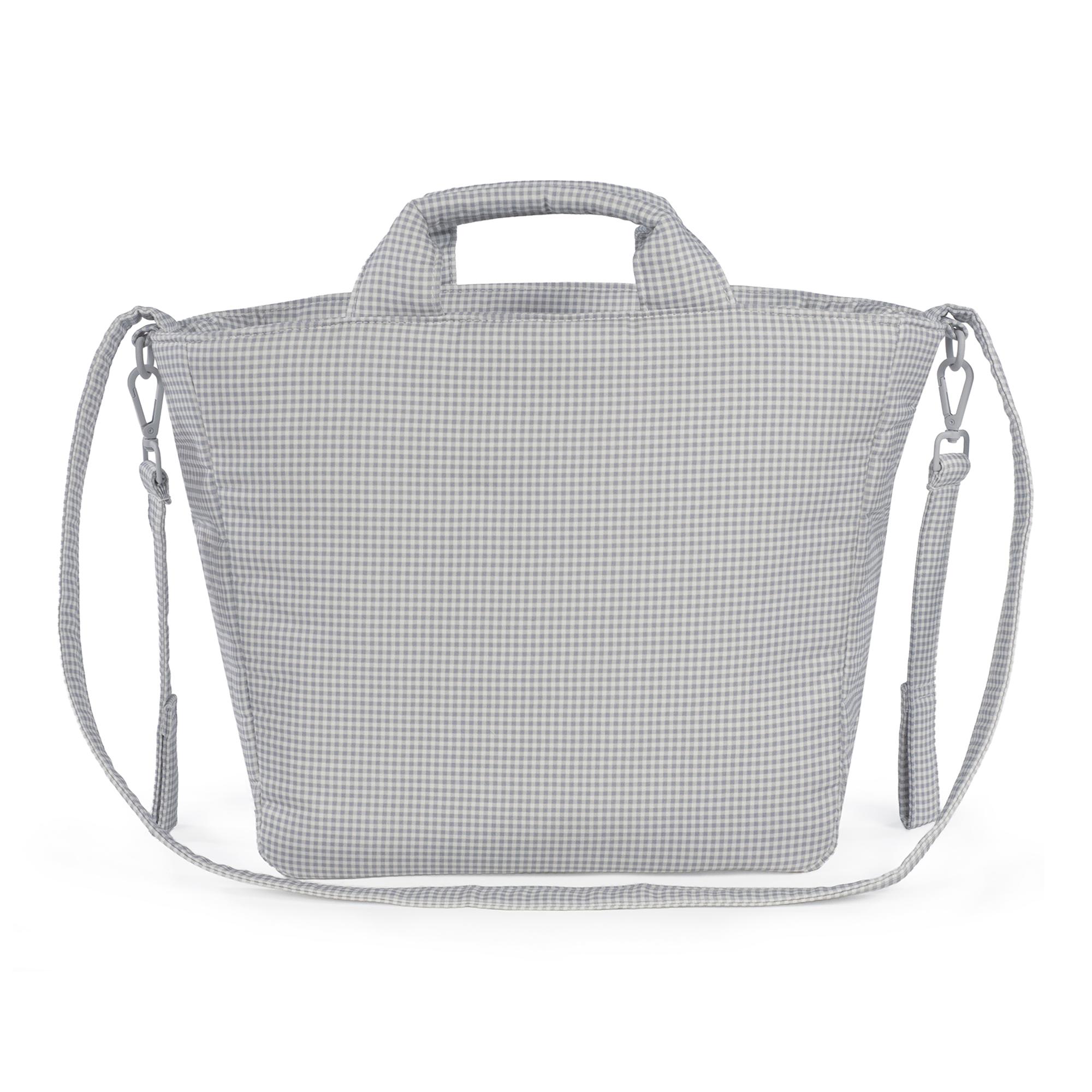 Bolsa Little Bloom Vichy Cinzento Cinzento-claro-5