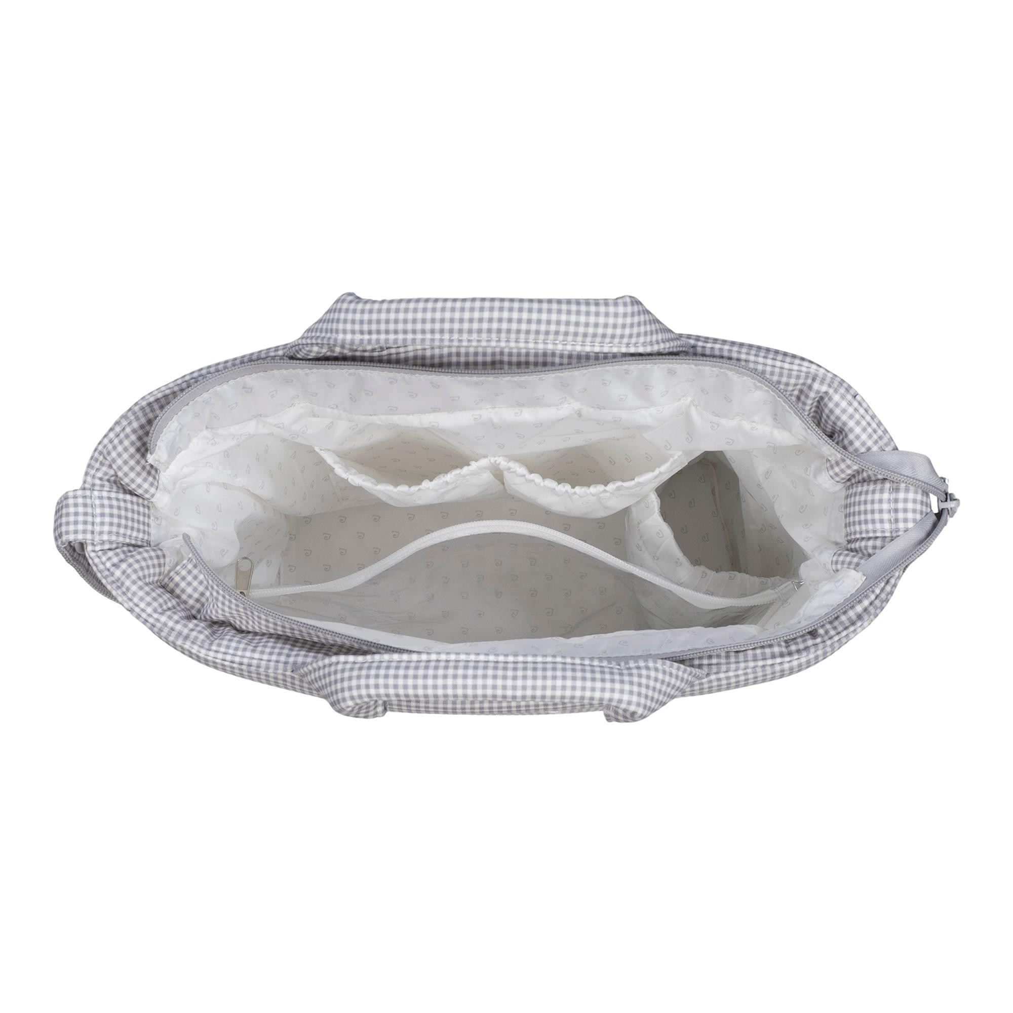 Bolsa Little Bloom Vichy Cinzento Cinzento-claro-6