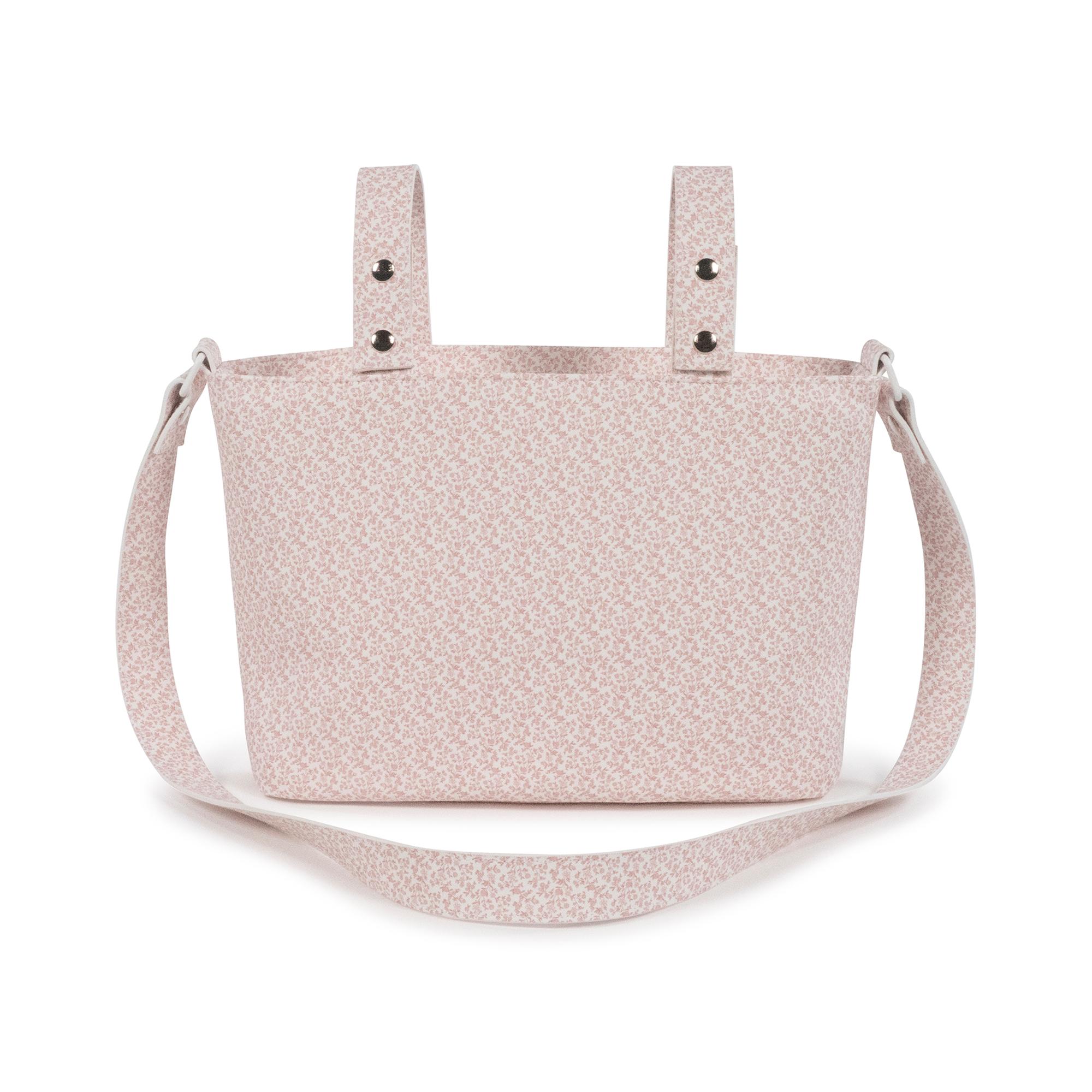 Mala Crossbody Maison Tender em Pele Rosa-claro-3