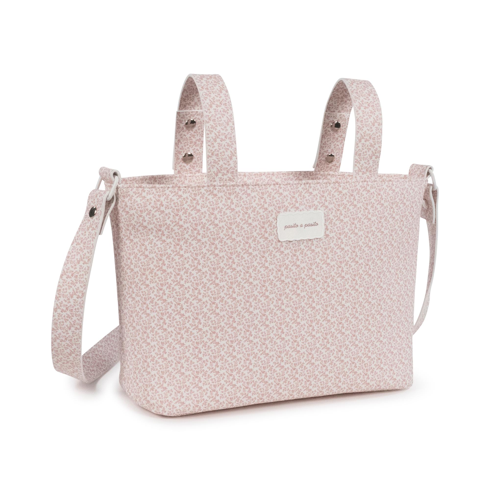 Mala Crossbody Maison Tender em Pele Rosa-claro-9