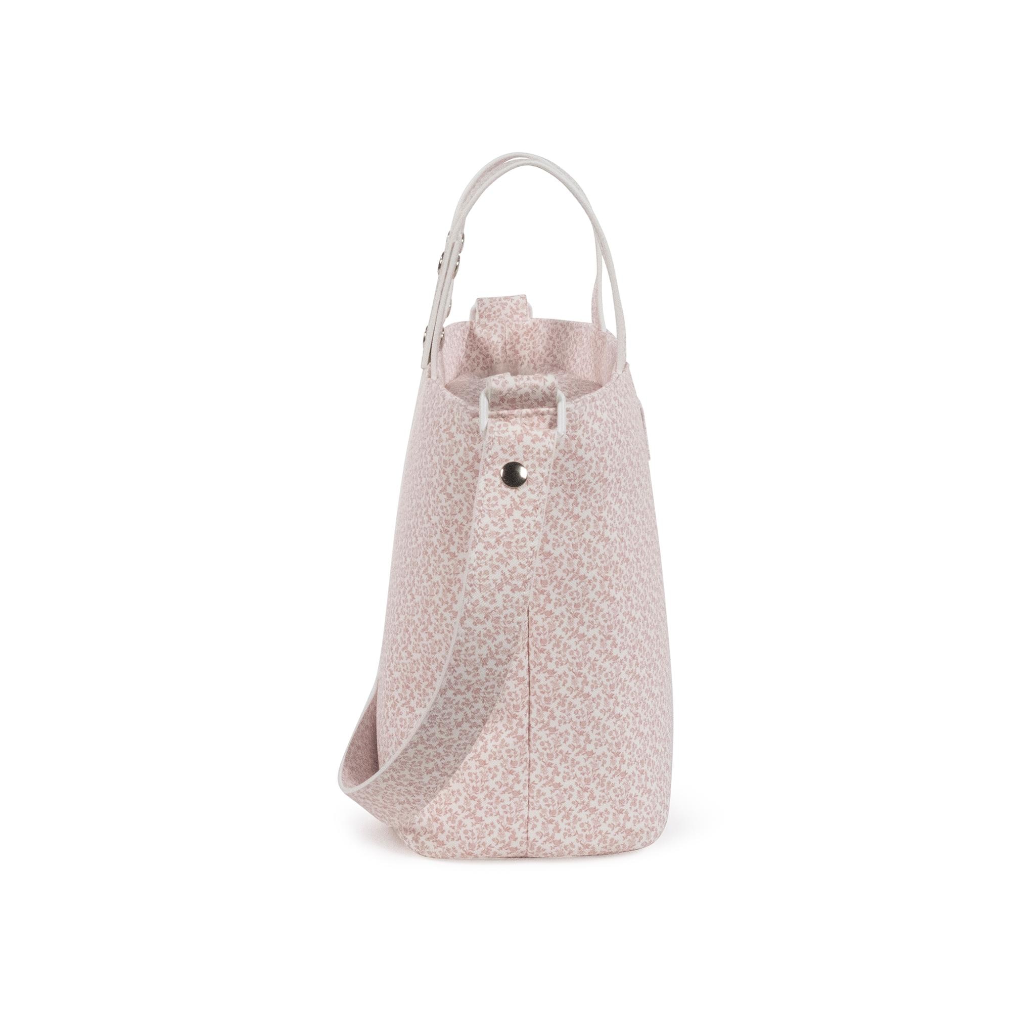 Mala Crossbody Maison Tender em Pele Rosa-claro-10