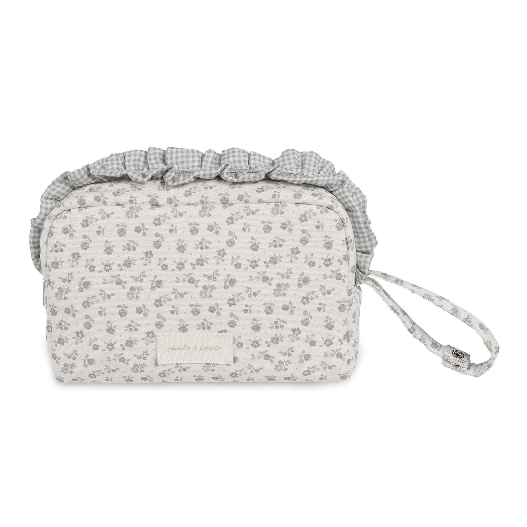Imagem 0 de Necessaire Little Bloom Flor Cinzento