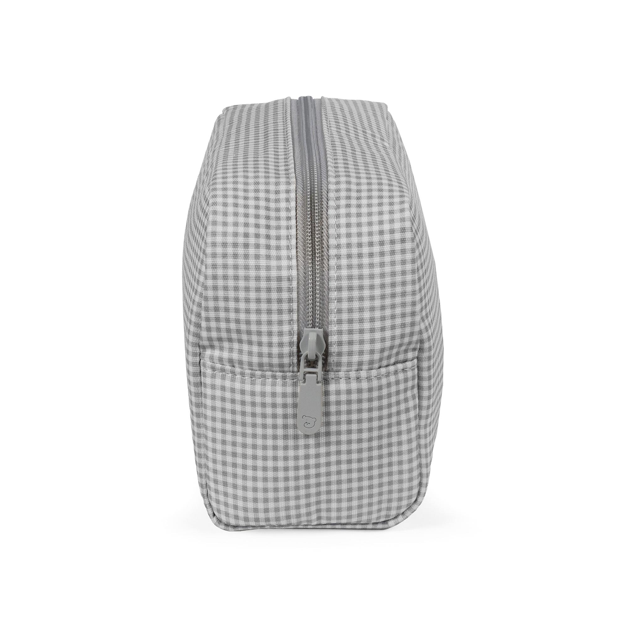 Necessaire Little Bloom Vichy Cinzento Cinzento-claro-3