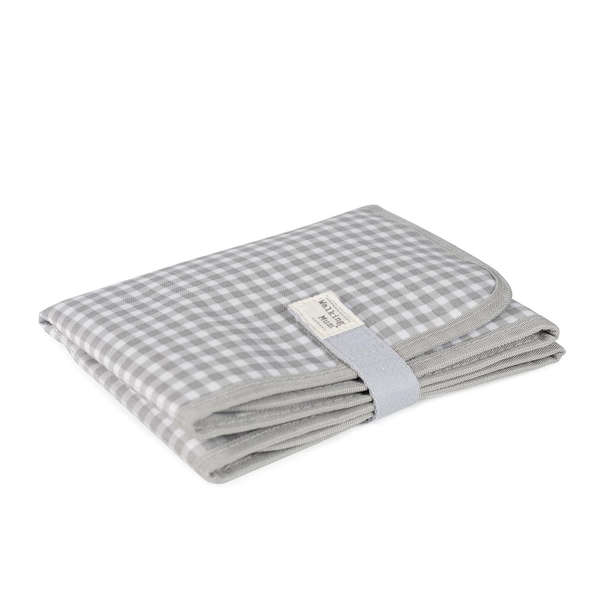 Muda Fraldas de Viagem I Love Vichy Cinzento-3