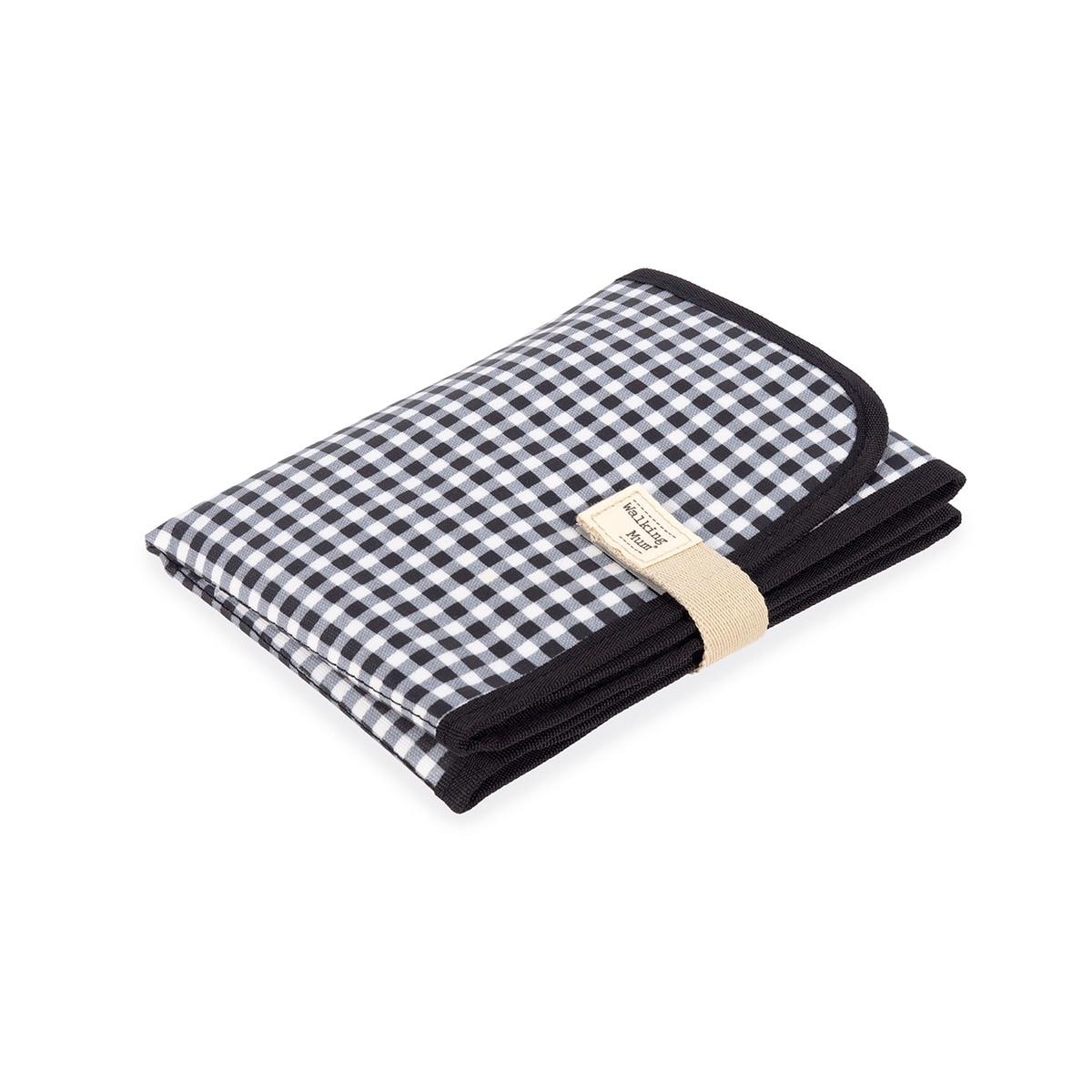 Muda Fraldas de Viagem I Love Vichy Preto-3