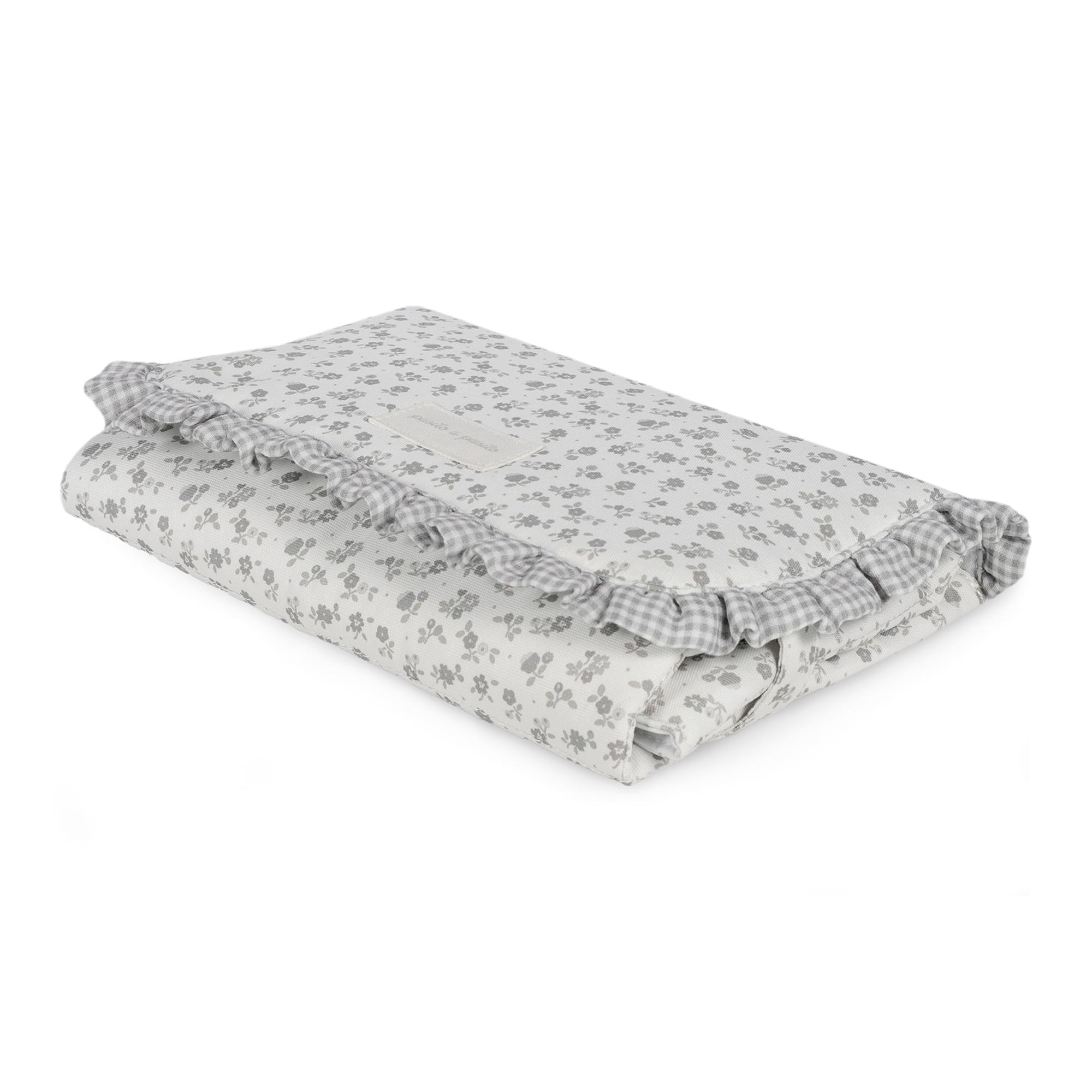 Muda-fraldas Little Bloom Flor Cinzento Cinzento-claro-4