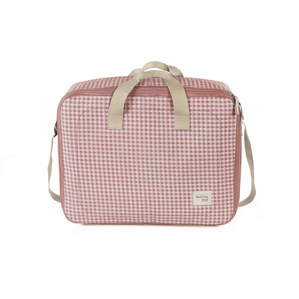Imagen 0 de Bolso Maternidad Walking Mum I love Vichy Gris
