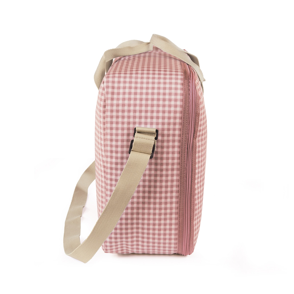 Bolso Maternidad Walking Mum I love Vichy - Rosa Rosa-3