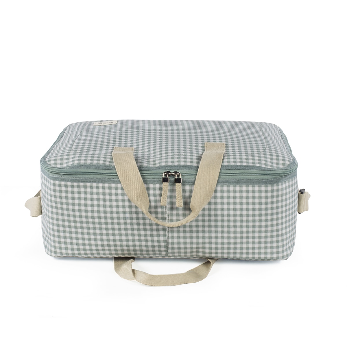 Mala de Maternidade I Love Vichy Verde-4