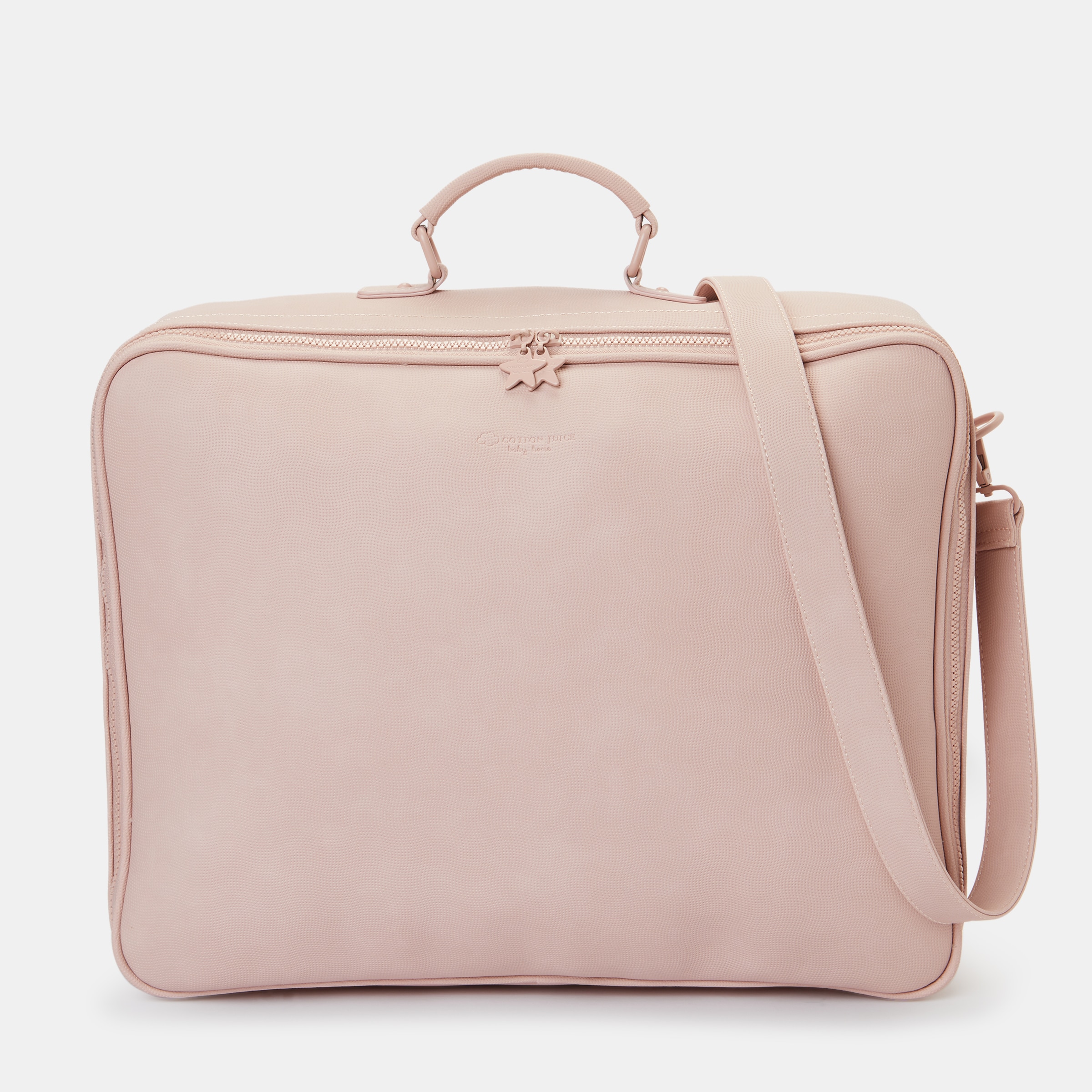Bolso Maternidad Cotton Juice Baby Home Polipiel - Rosa Rosa-1