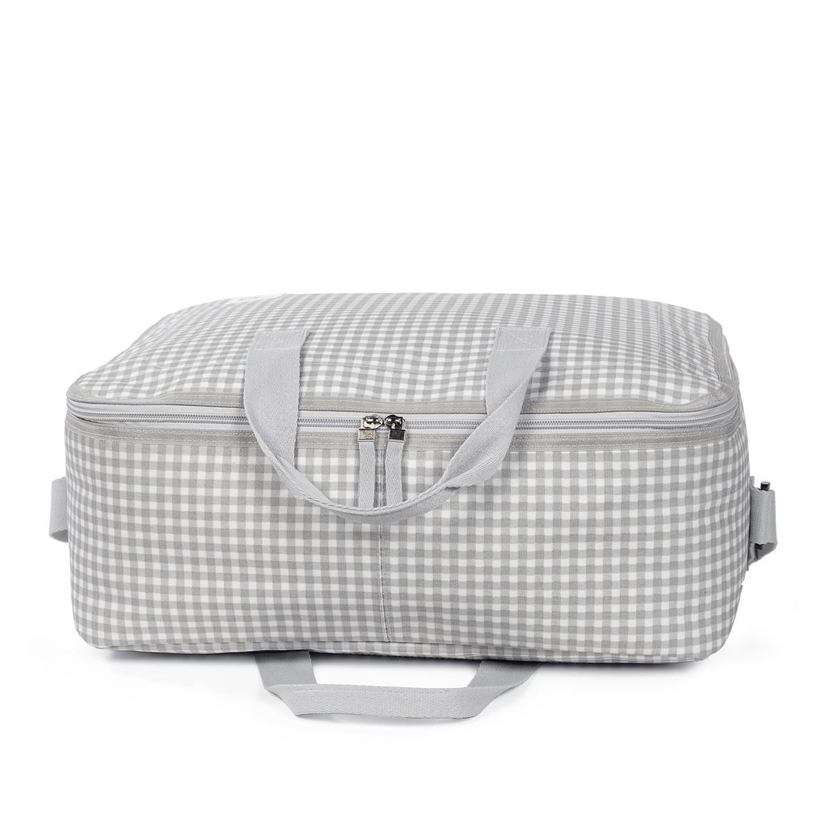 Mala de Maternidade I Love Vichy Cinzento-4