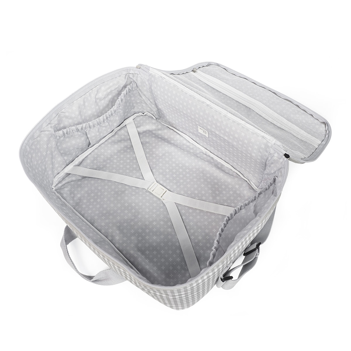 Mala de Maternidade I Love Vichy Cinzento-5