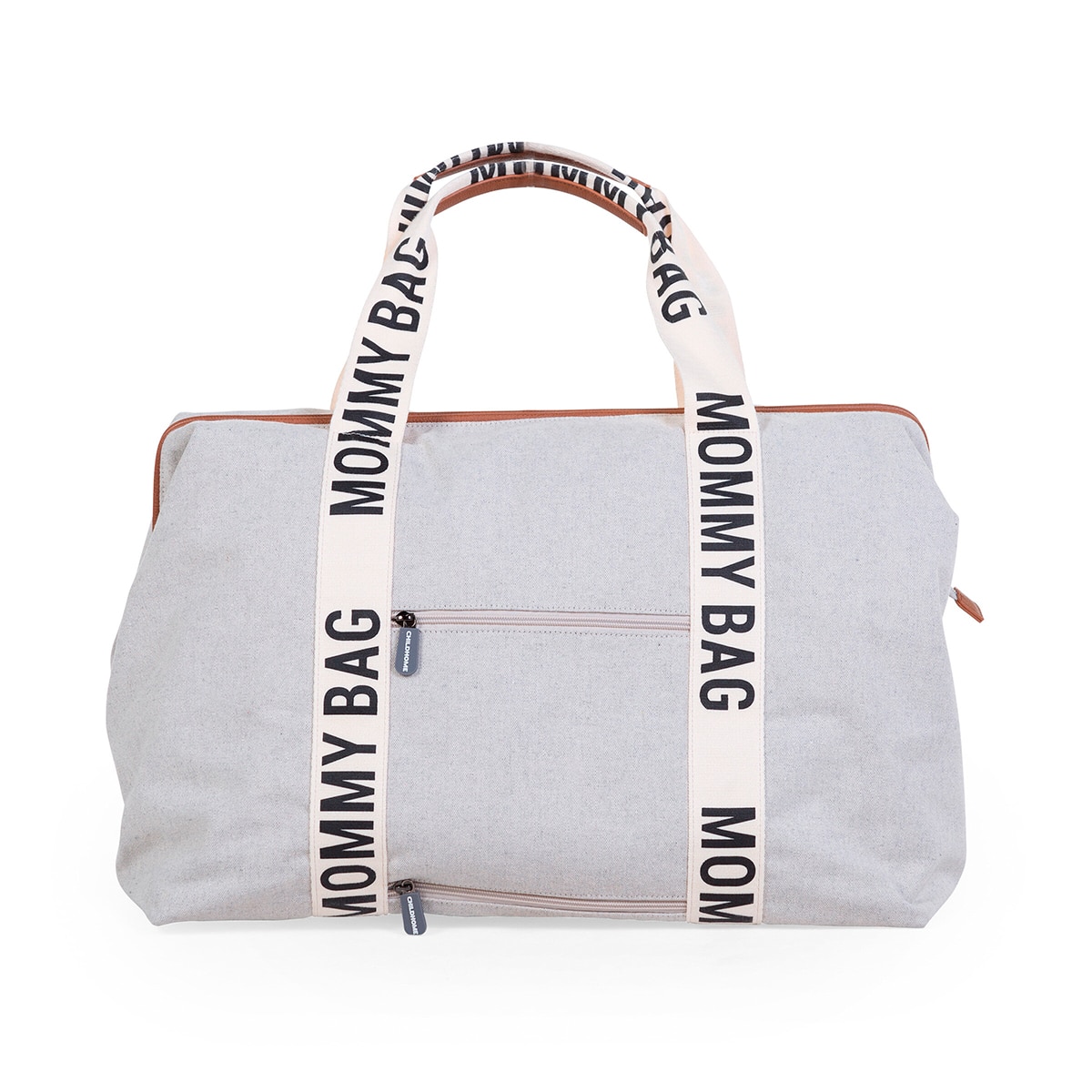 Imagen 3 de Bolso Maternidad Childhome Mommy Bag Signature Canvas - Blanco roto Blanco roto