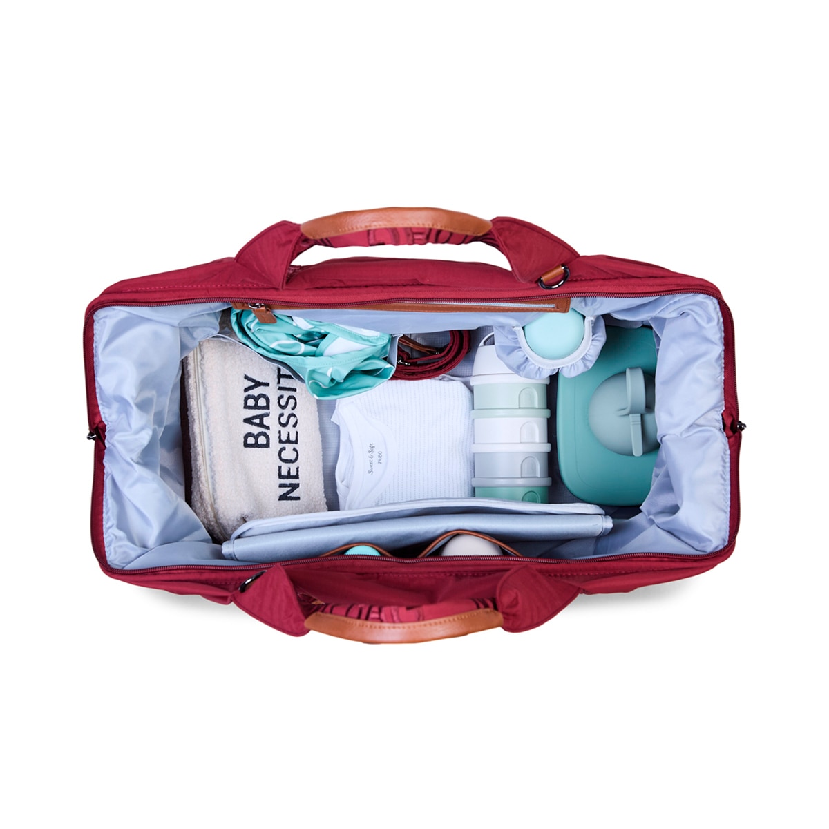Maleta Childhome Mommy Bag Urban - Burdeos Burdeos-8