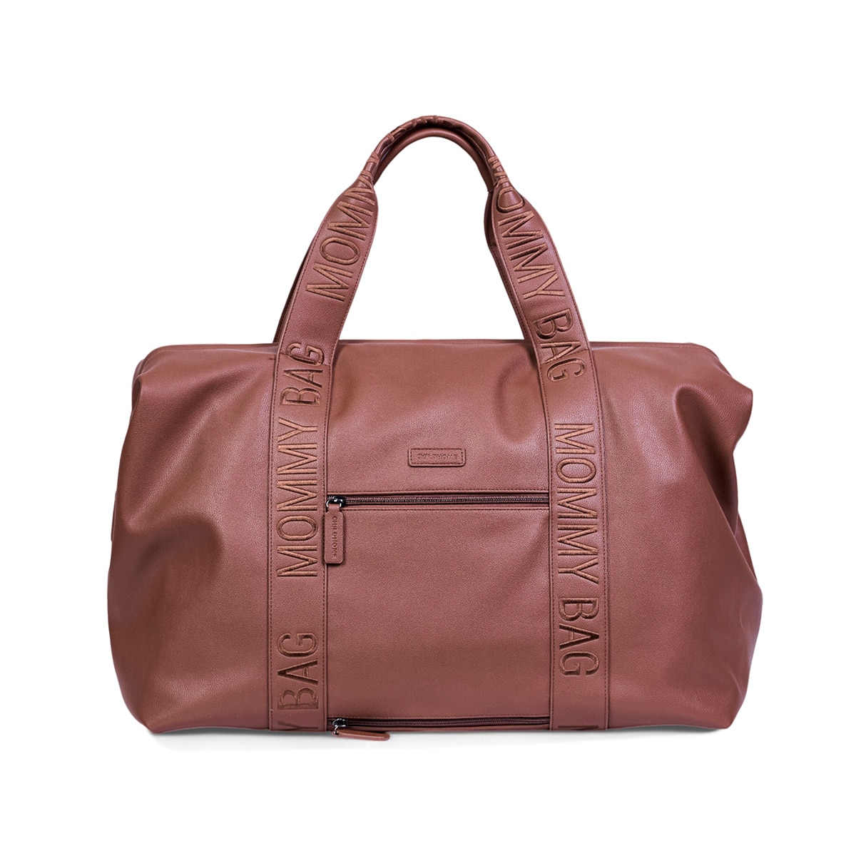 Mala Mommy Bag Signature em Polipele Castanho-escuro-2
