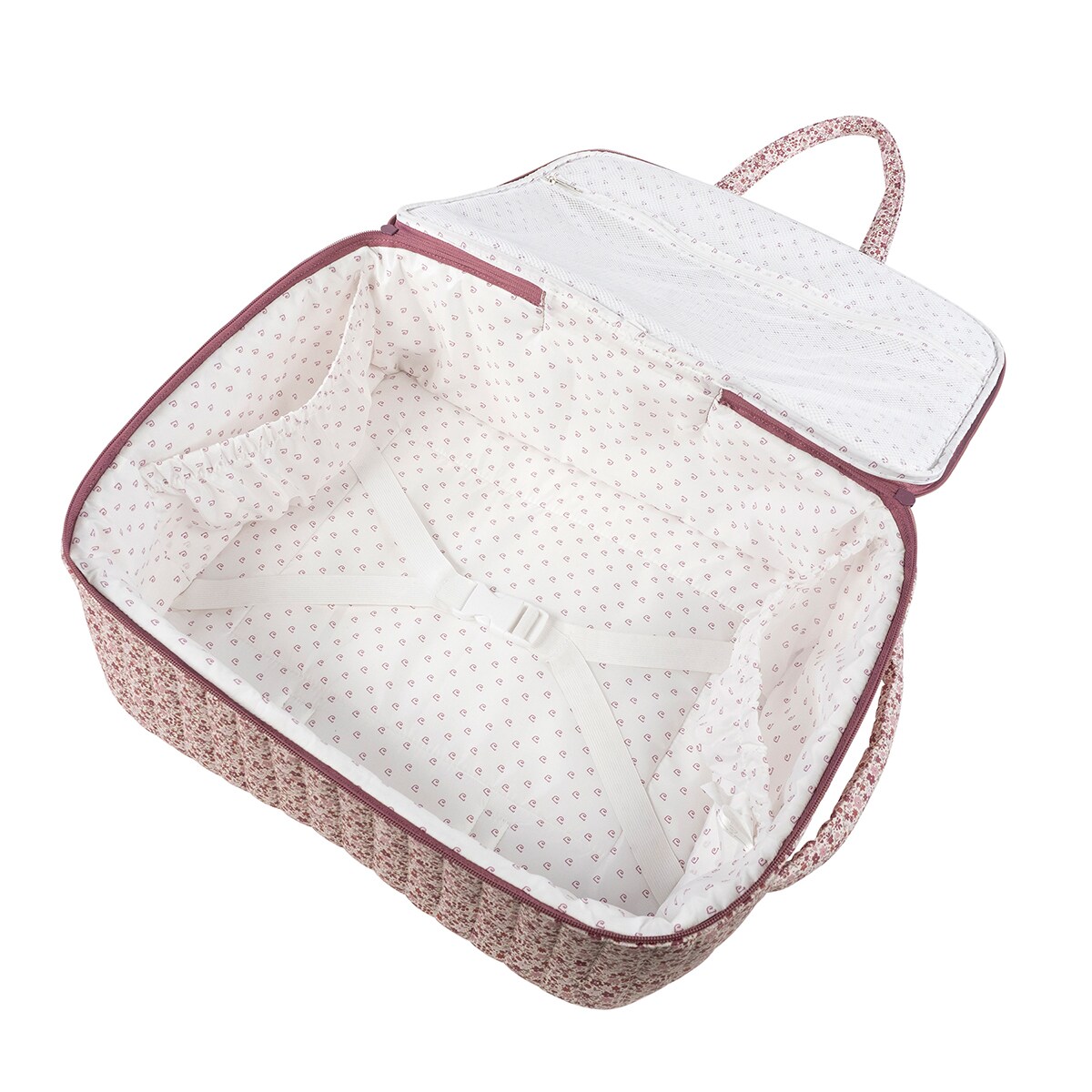 Maleta nacimiento Cherry Flor Granate-5