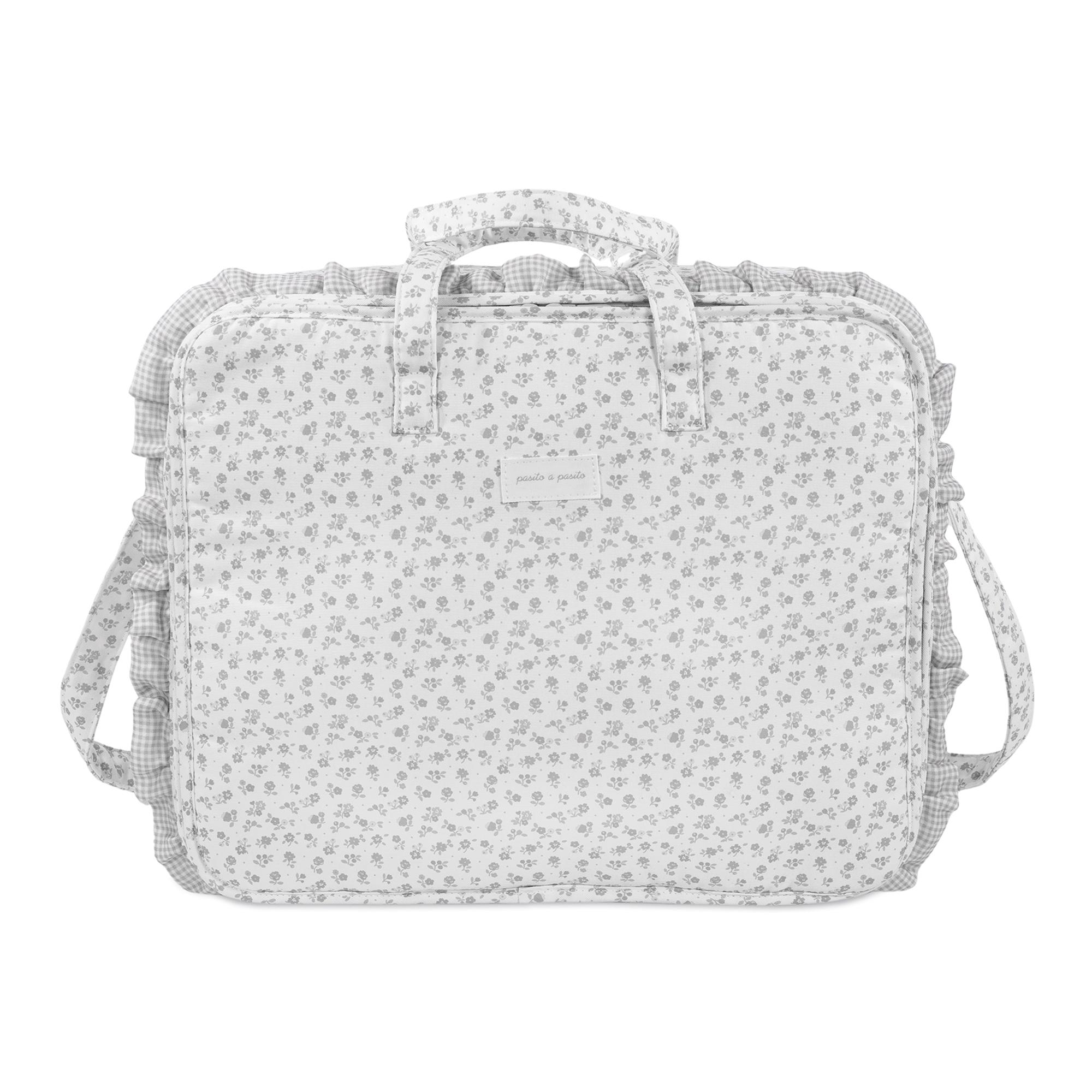 Imagem 0 de Mala Little Bloom Flor Cinzento