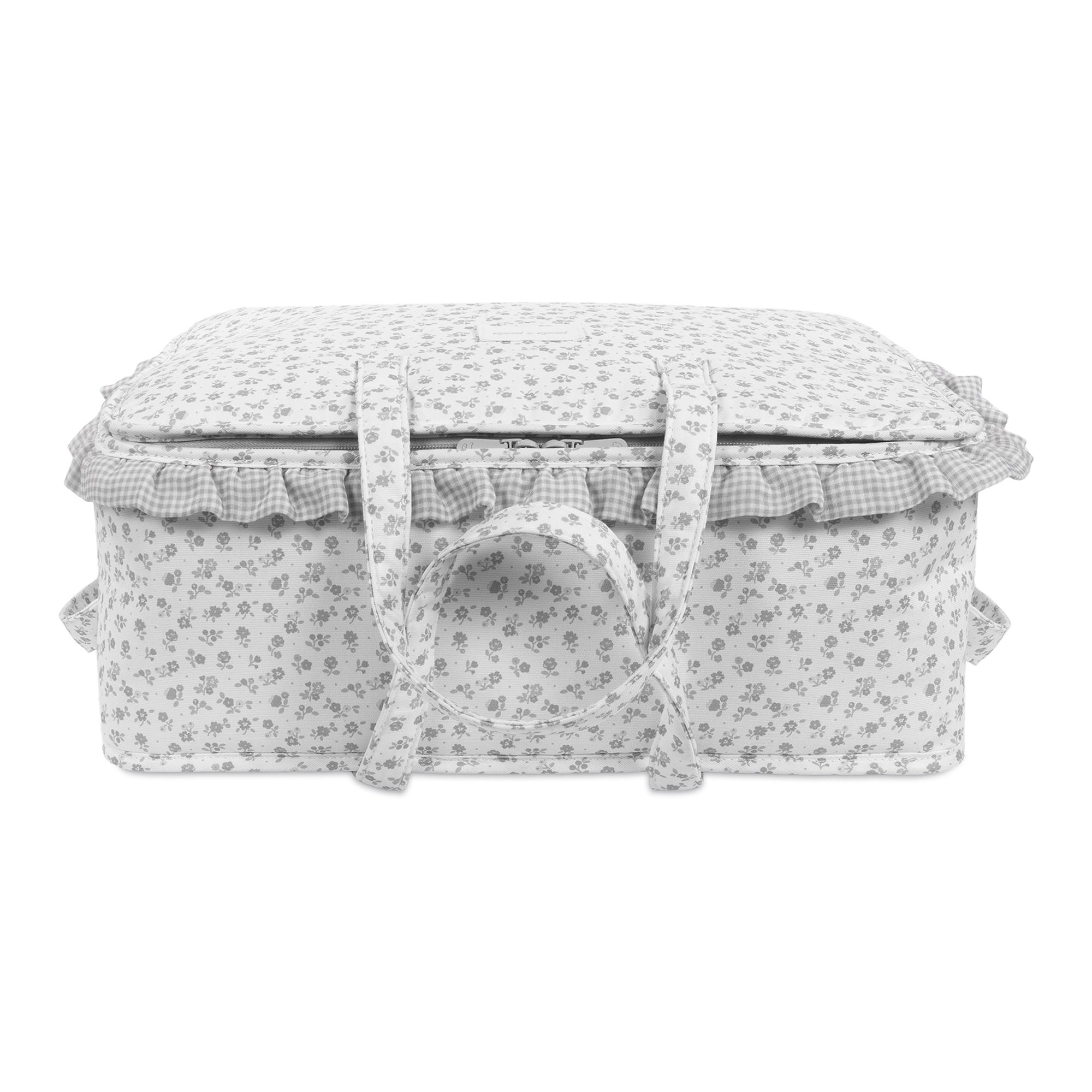 Mala Little Bloom Flor Cinzento Cinzento-claro-4