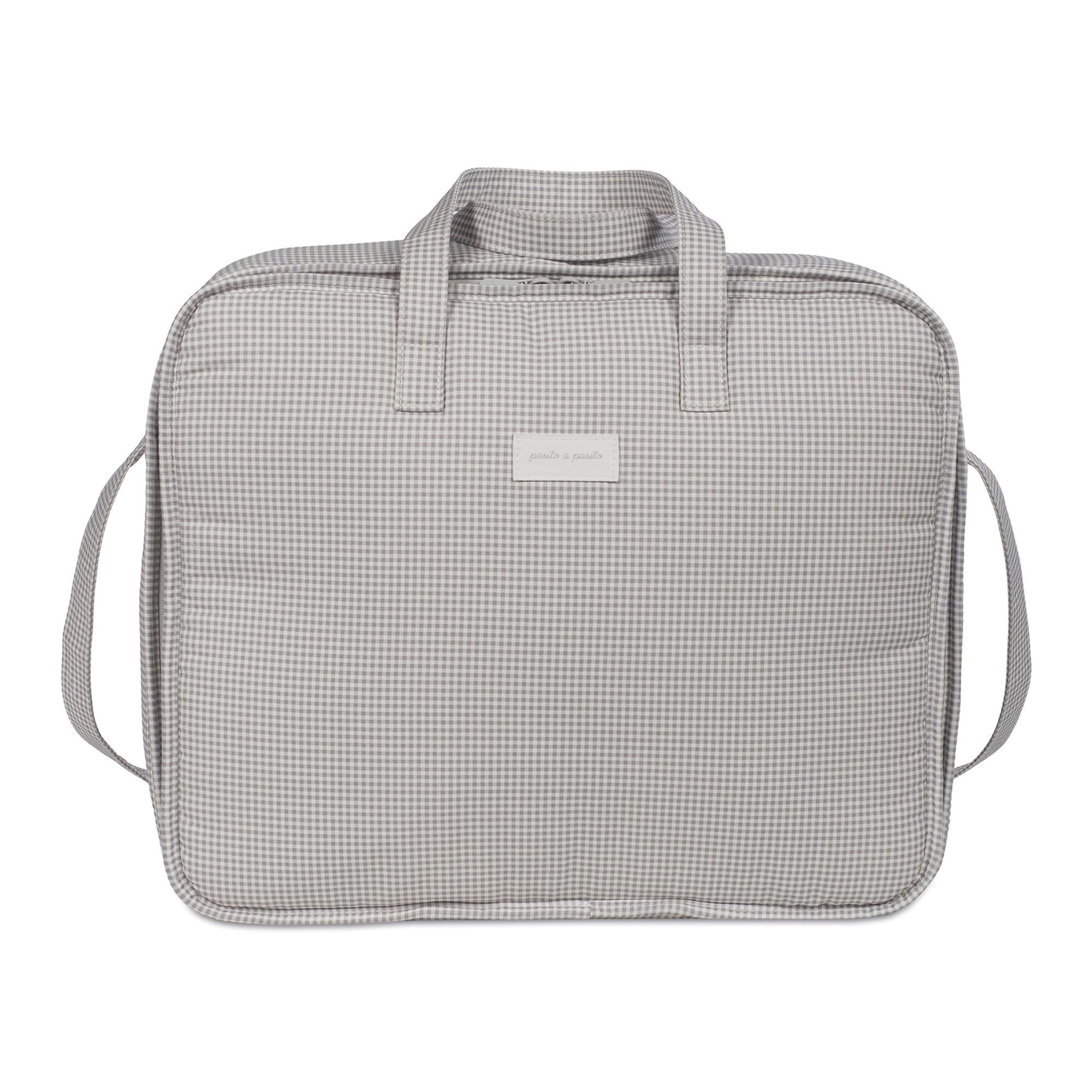 Imagem 0 de Mala Little Bloom Vichy Cinzento