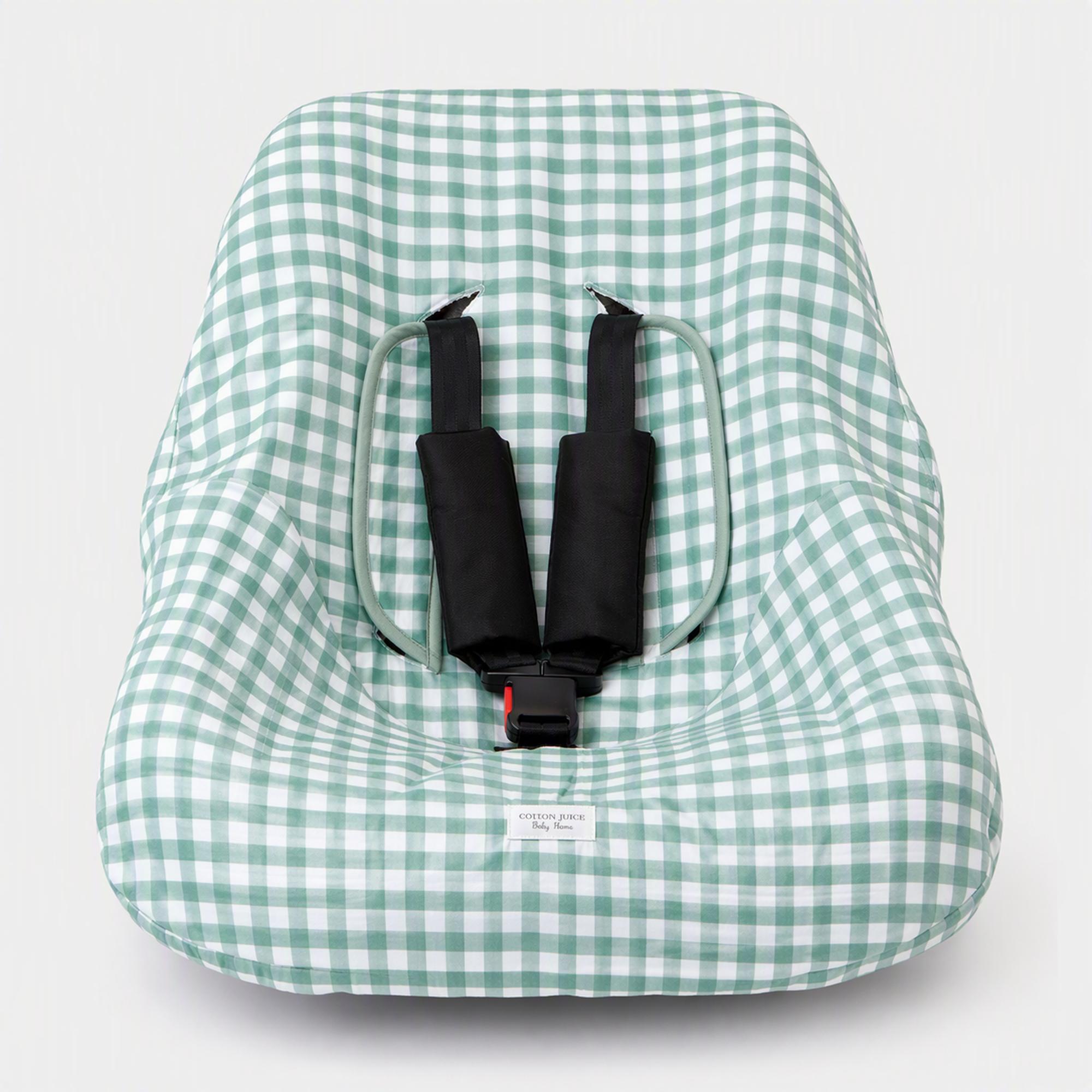 Funda Grupo 0+ Cotton Juice Baby Home Técnica vichy - Verde Verde-1