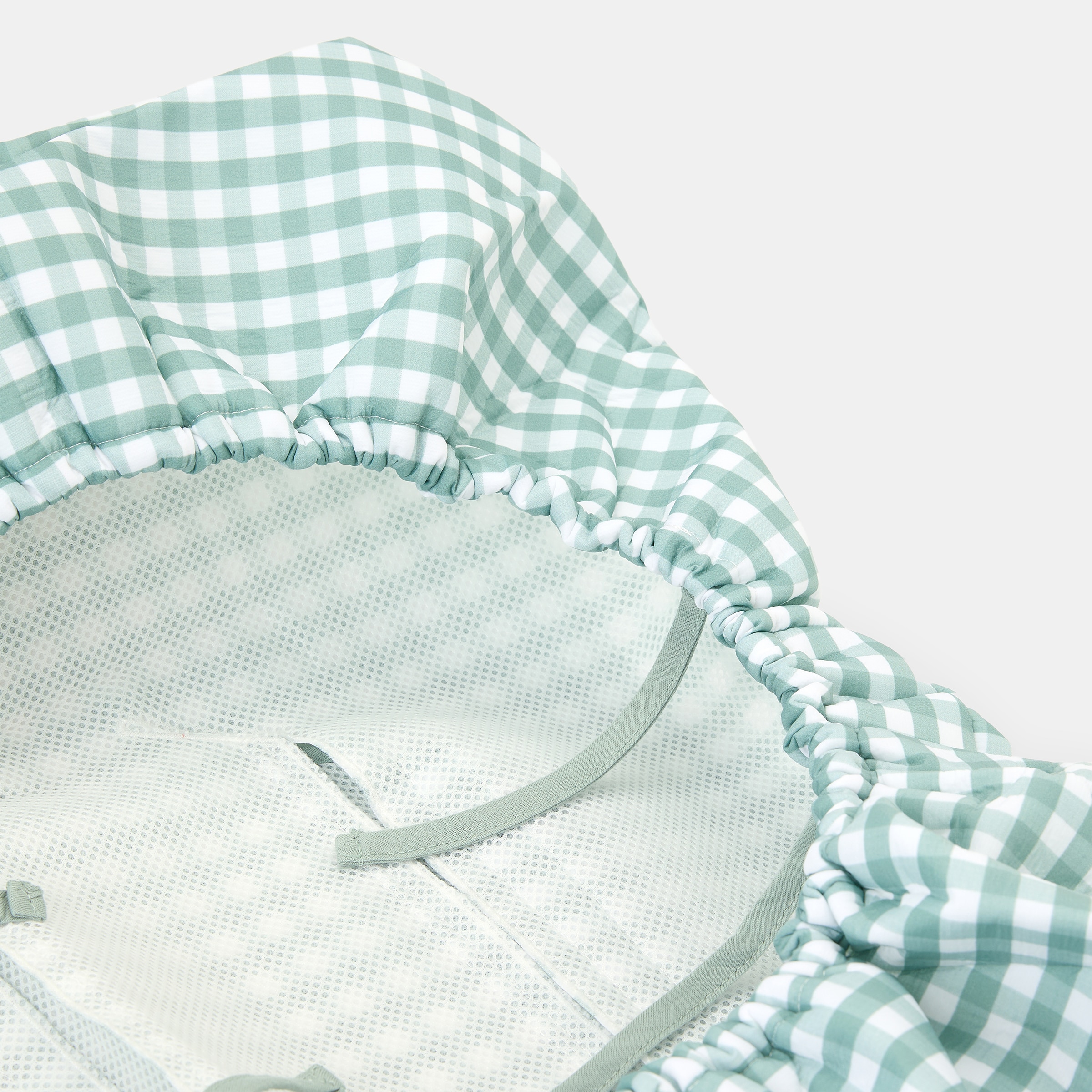 Funda Grupo 0+ Cotton Juice Baby Home Técnica vichy - Verde Verde-3