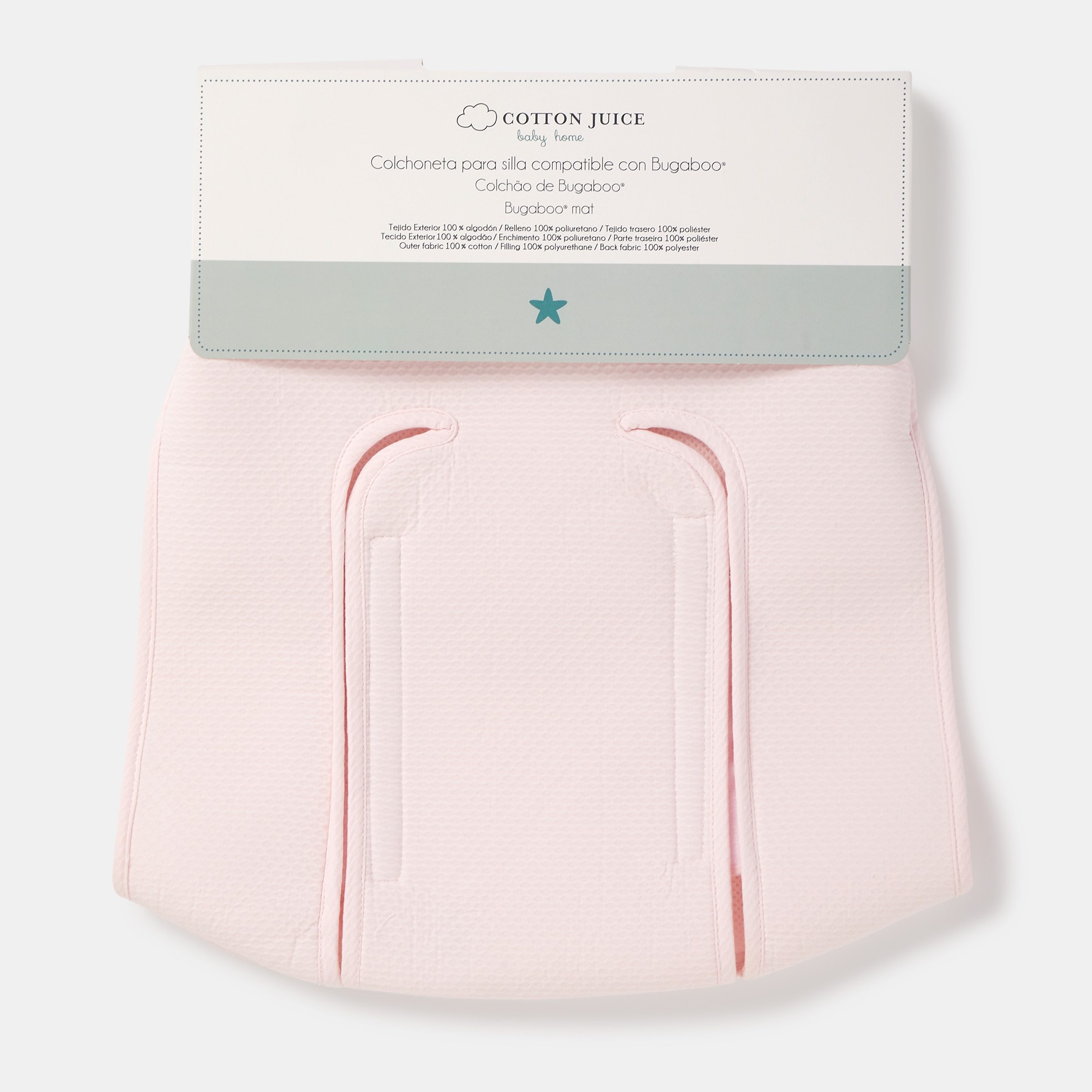 Funda Silla universal Cotton Juice Baby Home Clásico piqué - Rosa Rosa-5