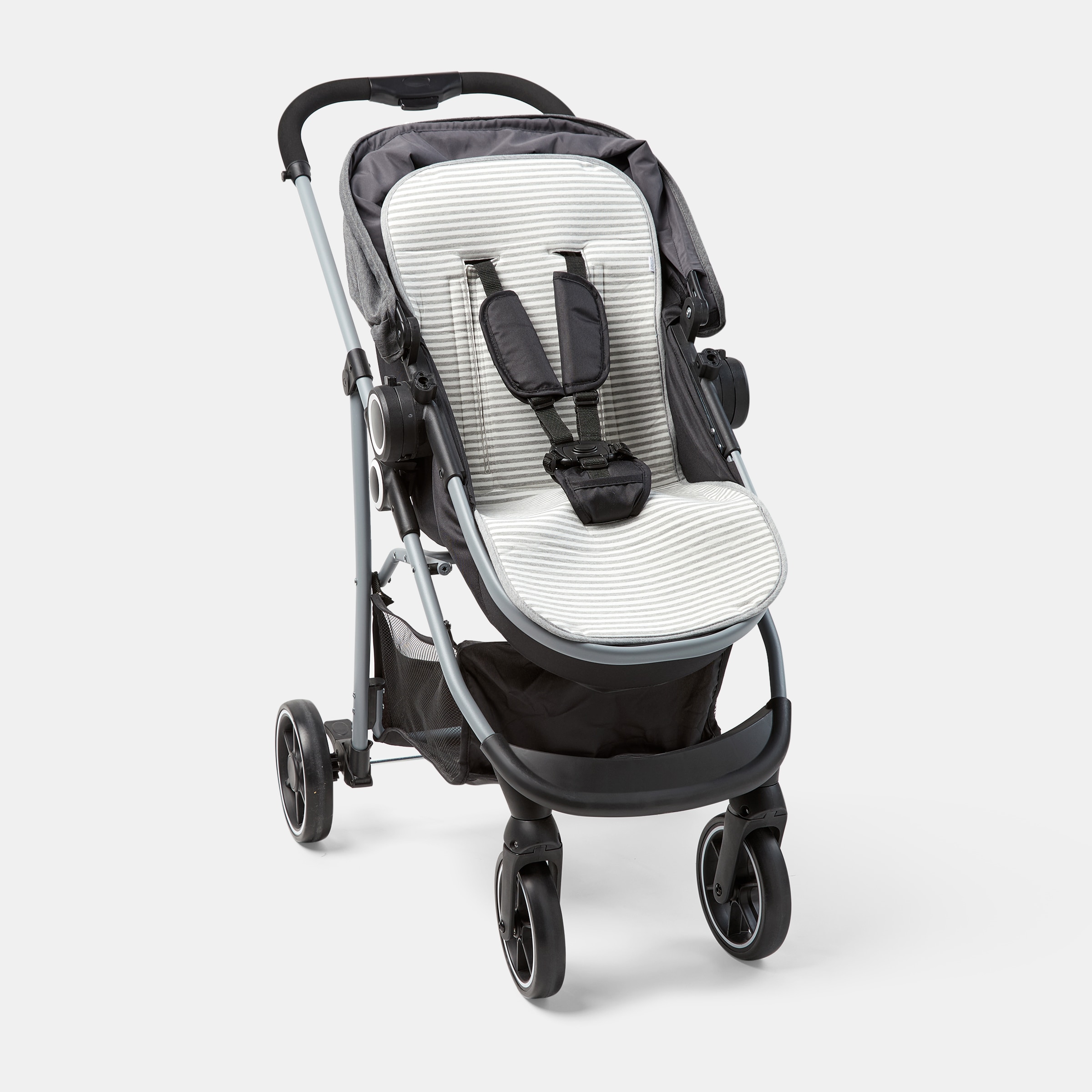 Colchoneta Silla universal Bbest técnica rayas - Gris Gris-1