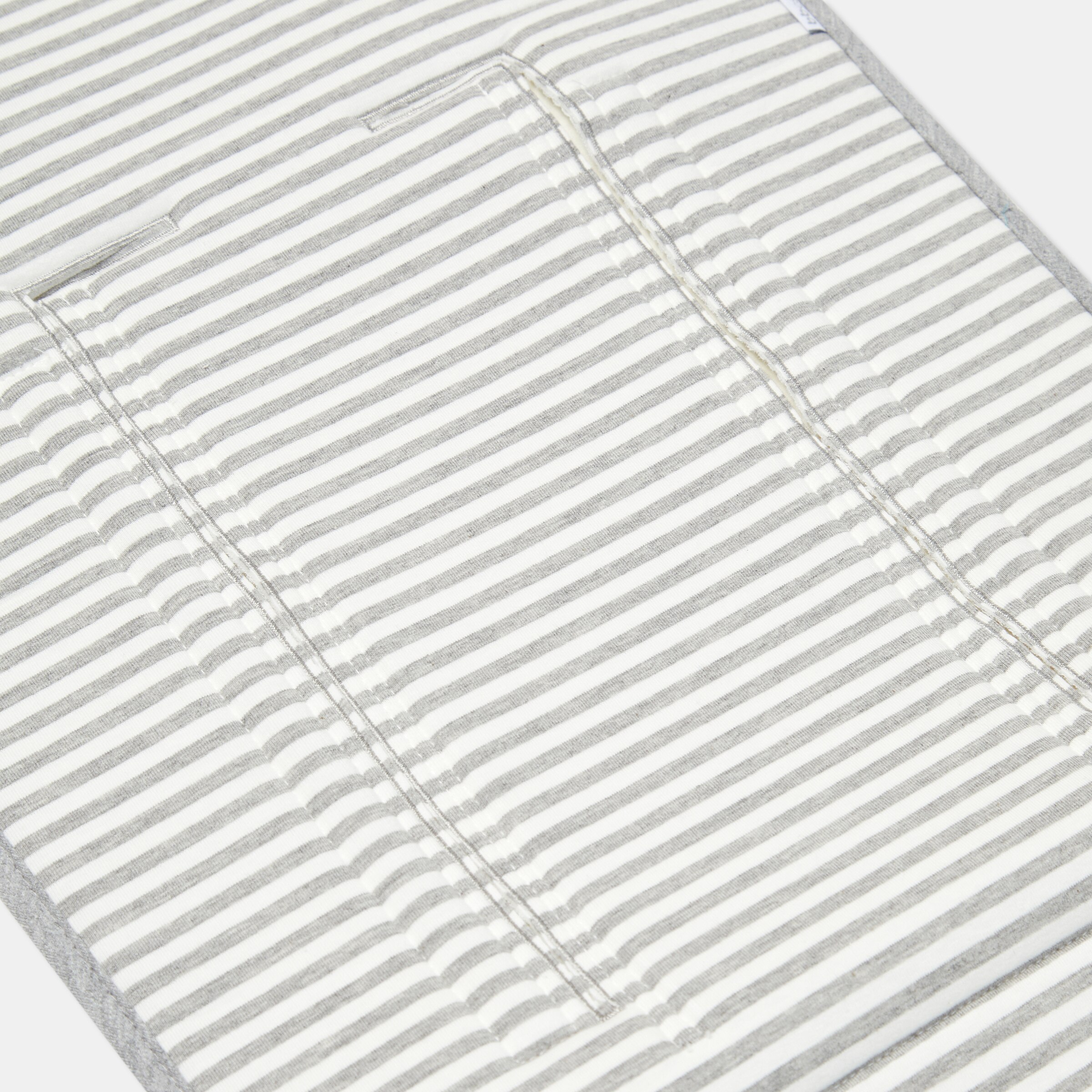 Colchoneta Silla universal Bbest técnica rayas - Gris Gris-3