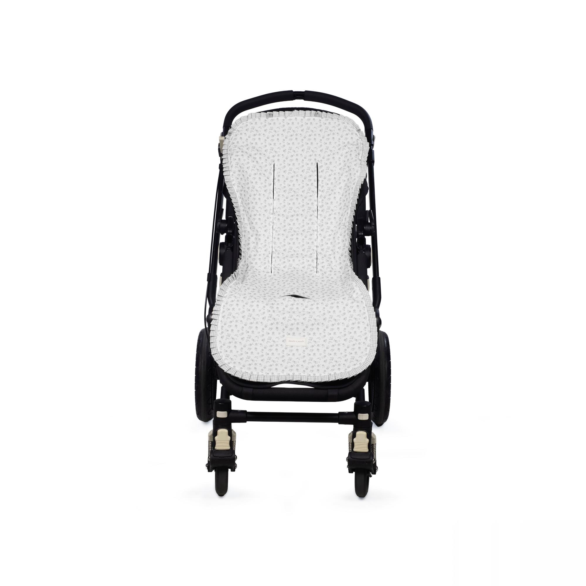 Imagem 0 de Acolchoado Little Bloom Flor Cinzento