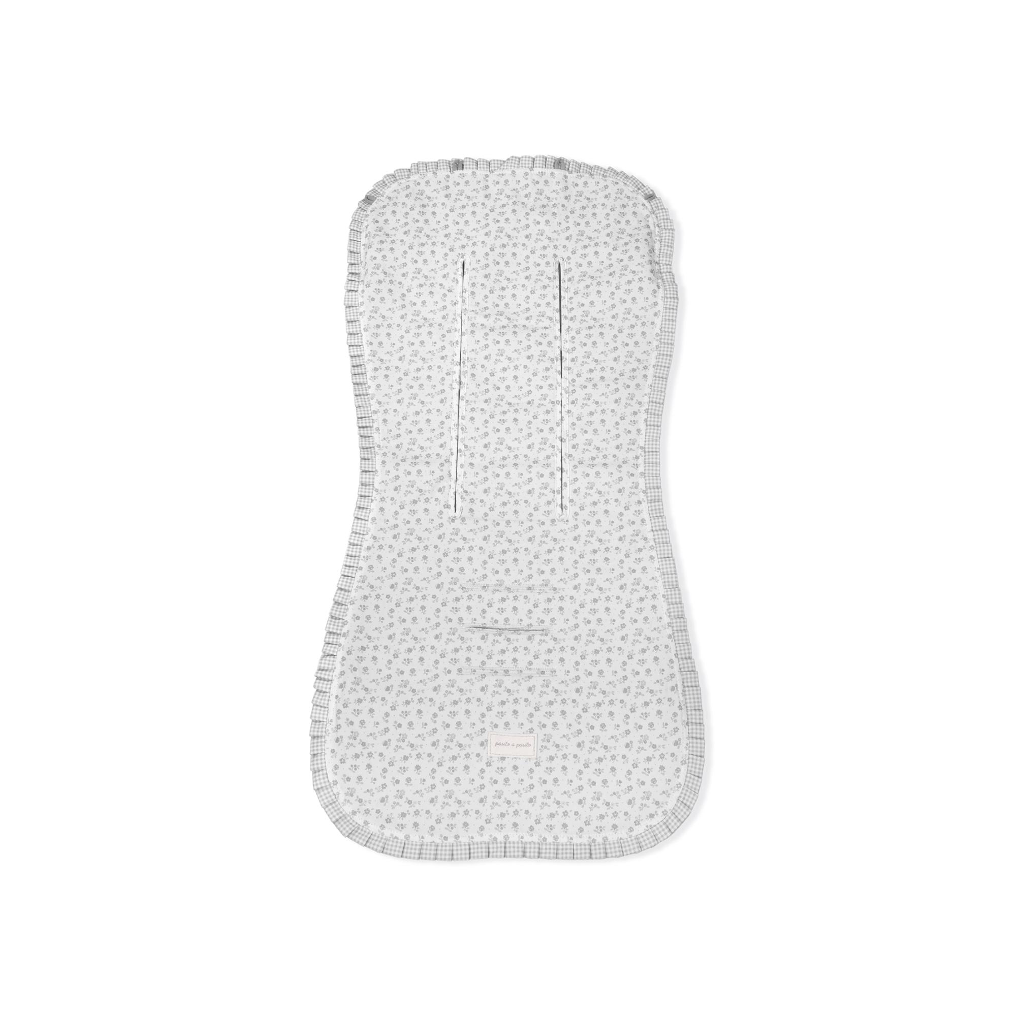 Acolchoado Little Bloom Flor Cinzento Cinzento-claro-4