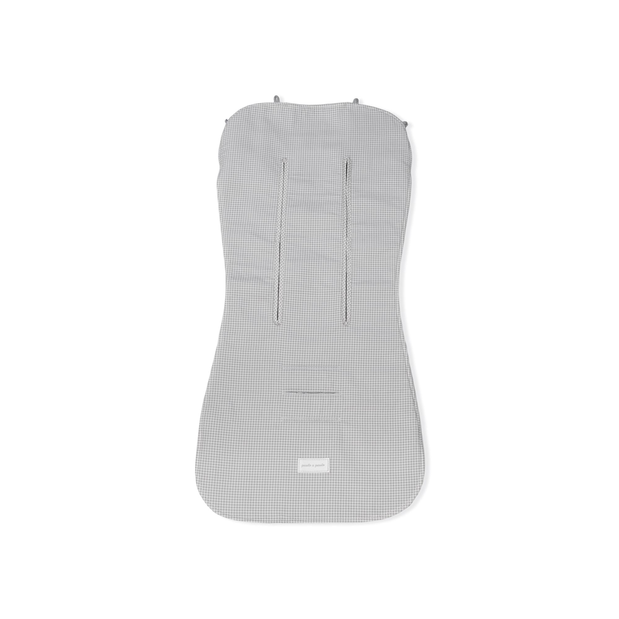 Acolchoado Little Bloom Vichy Cinzento Cinzento-claro-4