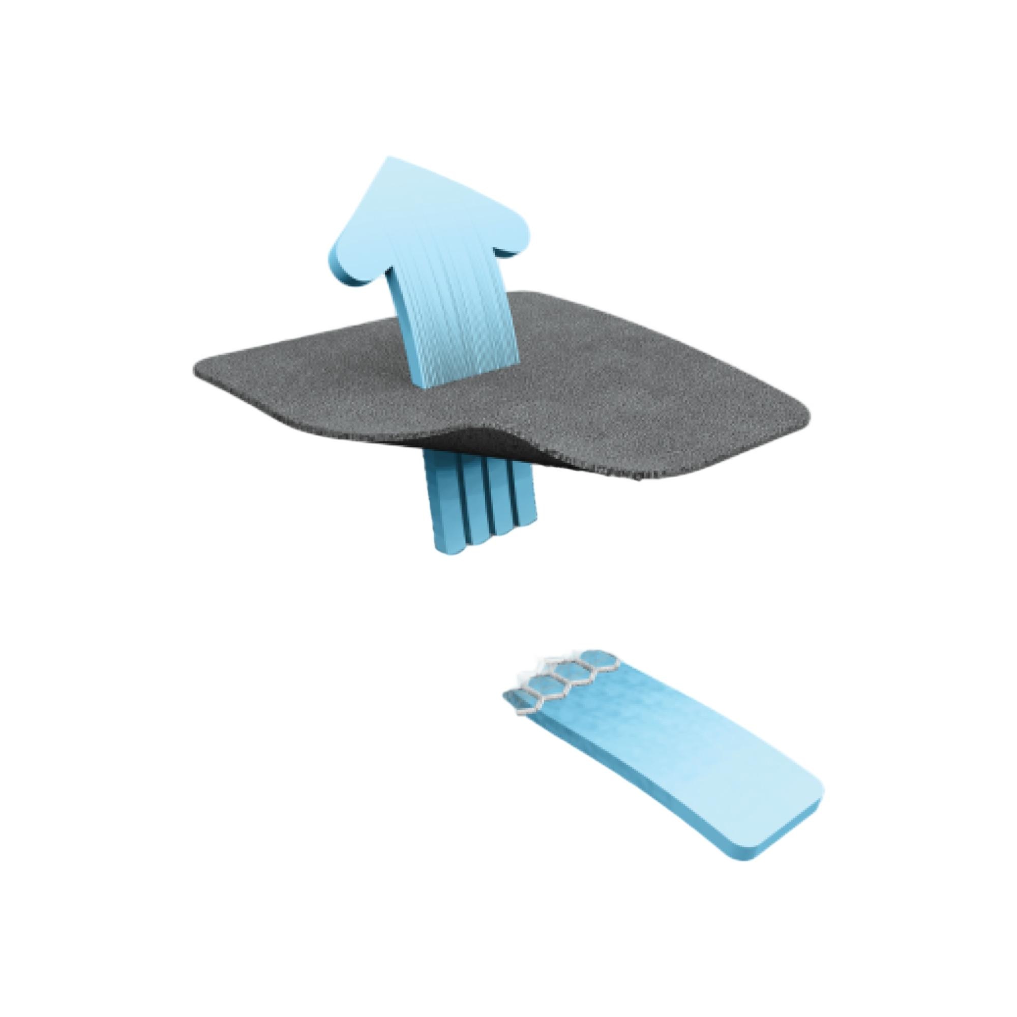 Colchoneta silla auto 3D Airlayer Aeromoov Grupo 1 - Gris oscuro Gris oscuro-6