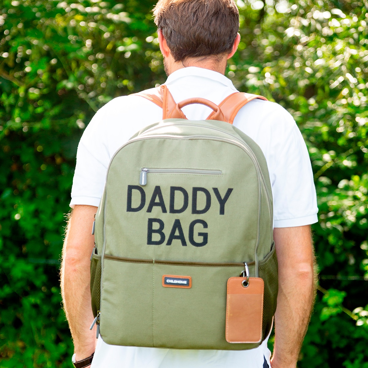 Mochila Childhome Daddy Bag - Verde Musgo Verde Musgo-8