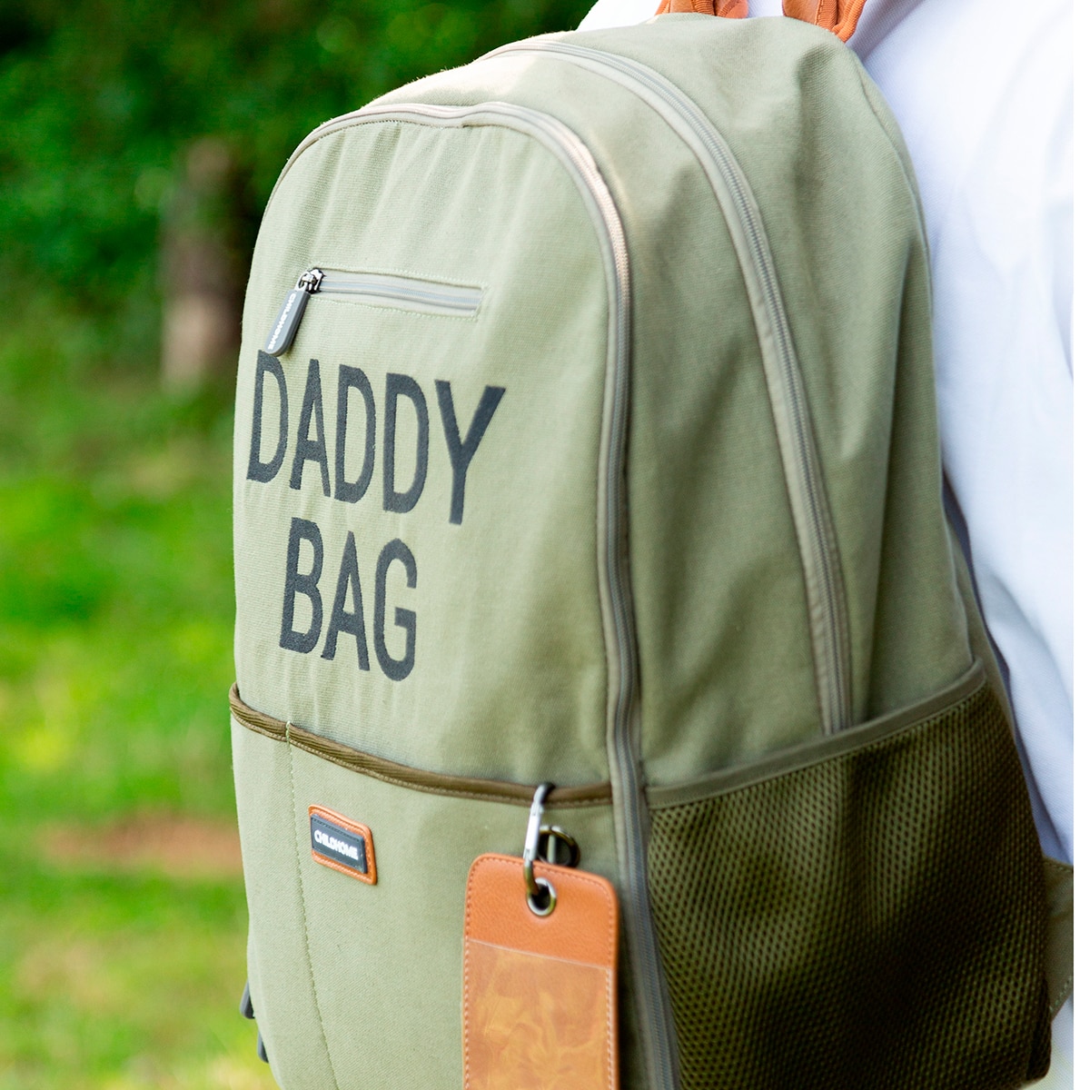 Mochila Childhome Daddy Bag - Verde Musgo Verde Musgo-9