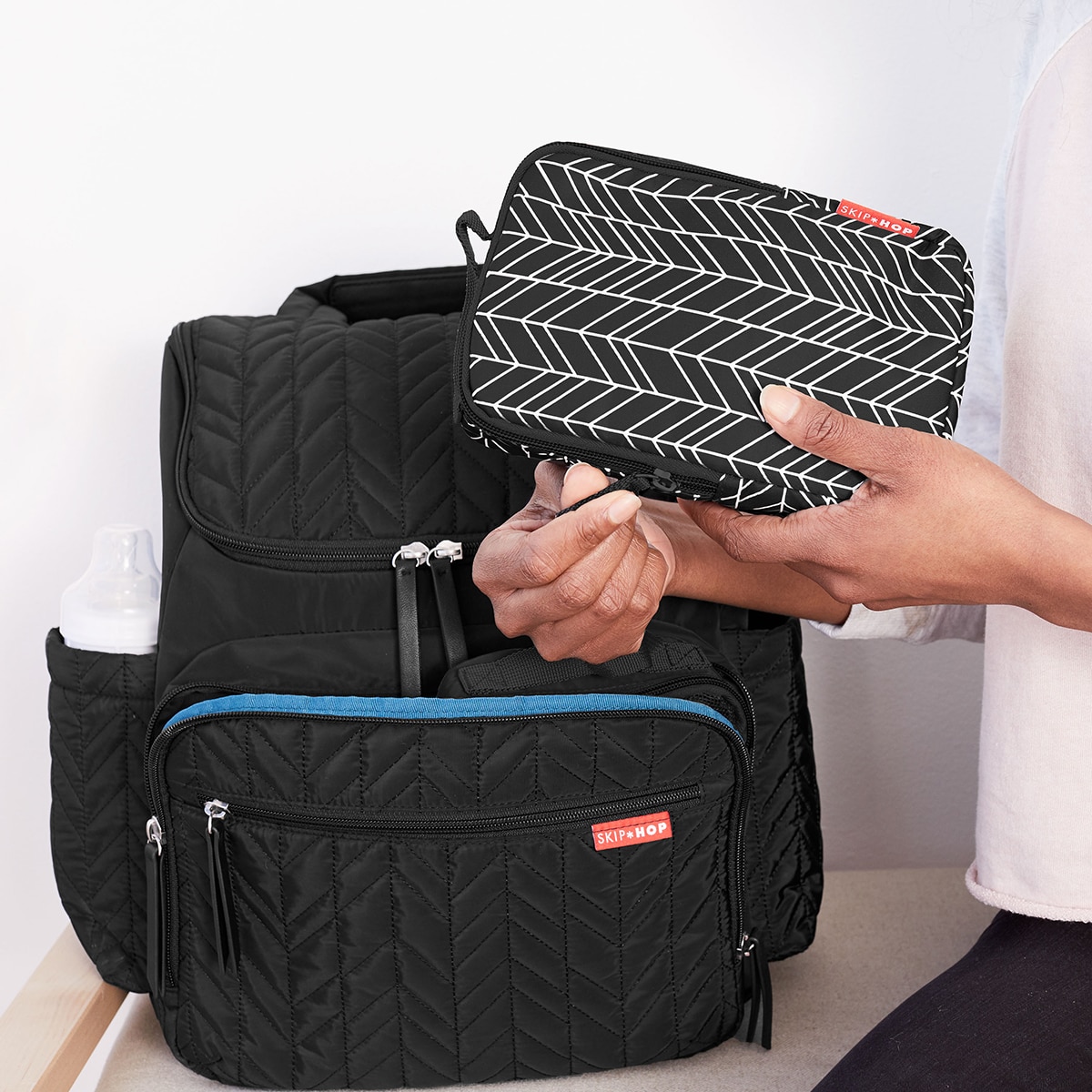 Mochila Skip Hop Pack and Go Preto-7