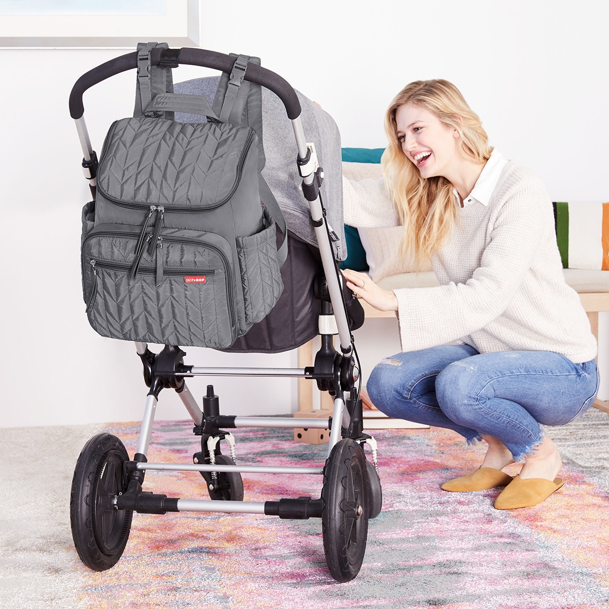 Mochila Skip Hop Pack and Go Cinzento-6