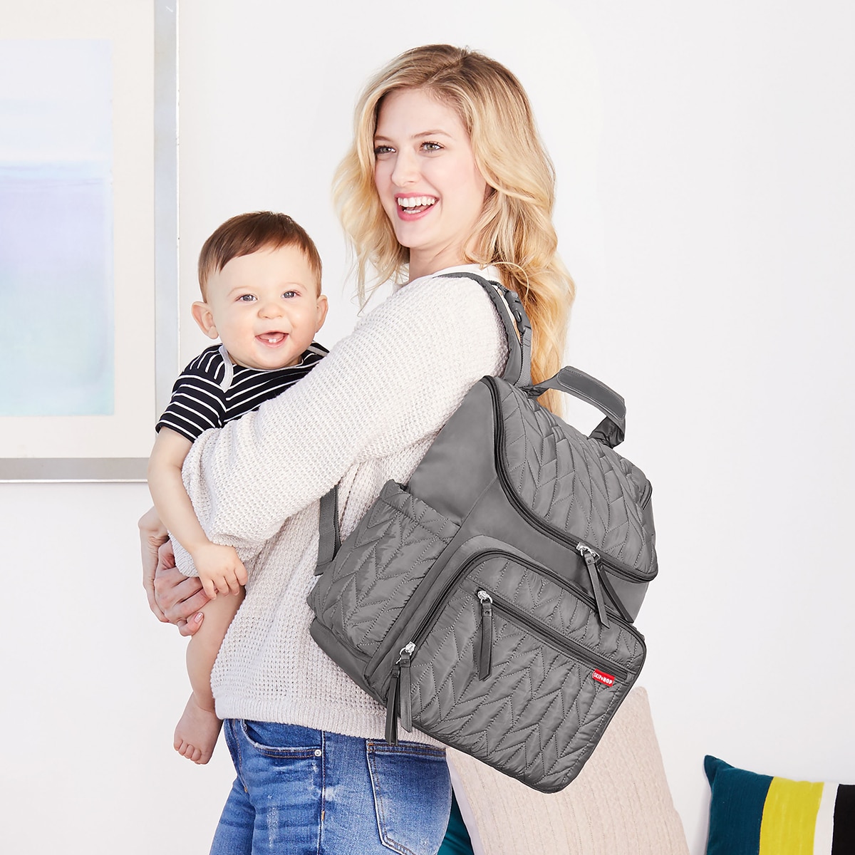Mochila Skip Hop Pack and Go Cinzento-8