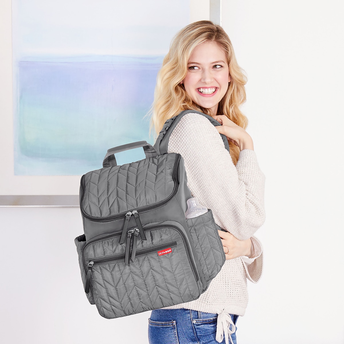 Mochila Skip Hop Pack and Go Cinzento-9
