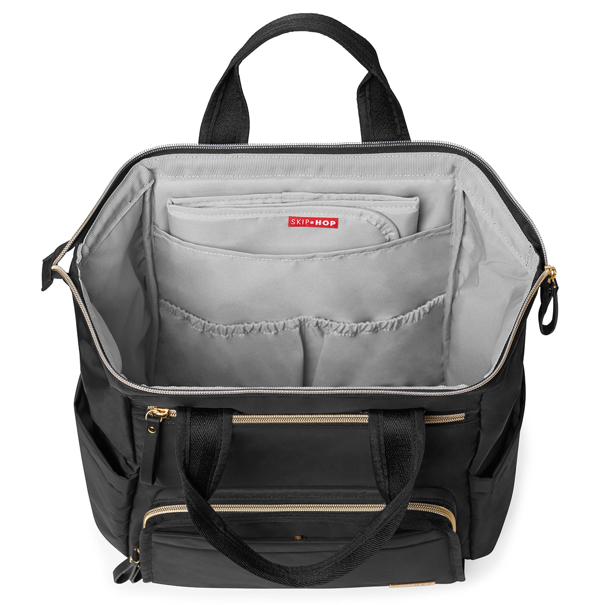 Mochila Skip Hop com trocador Preto-3