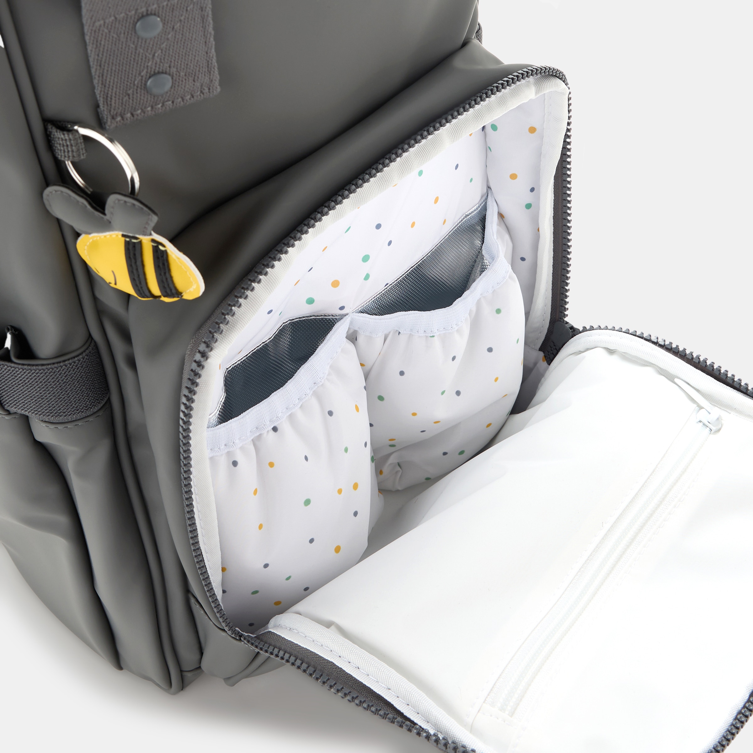 Mochila Nómada Engomada Cinzento-4