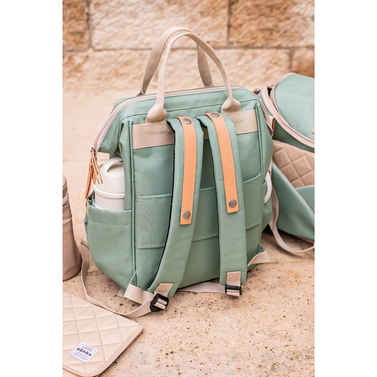 Mochila Muda Fraldas Wellington Verde-antiquário-10