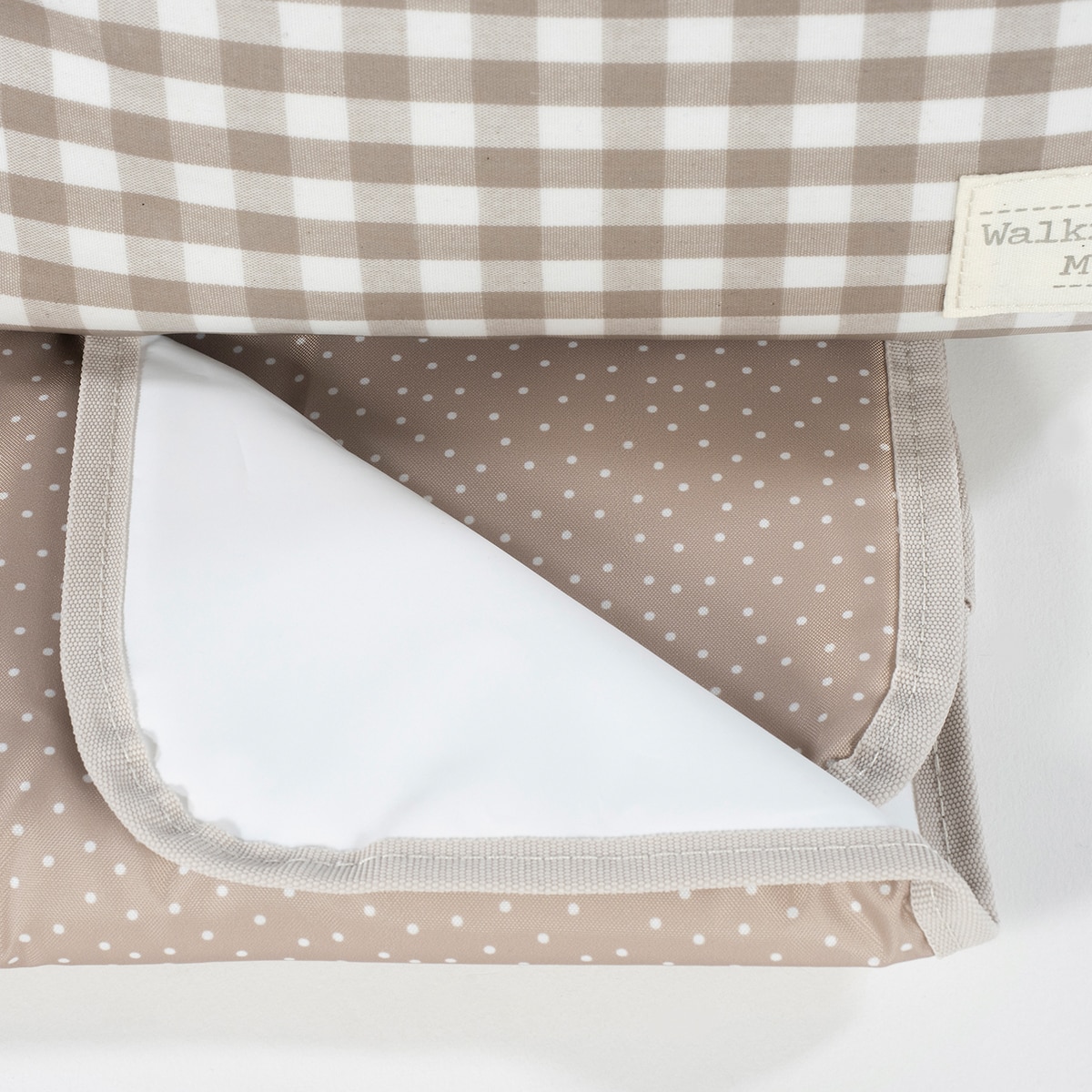 Mochila Walking Mum Caetana Verde Beige-2
