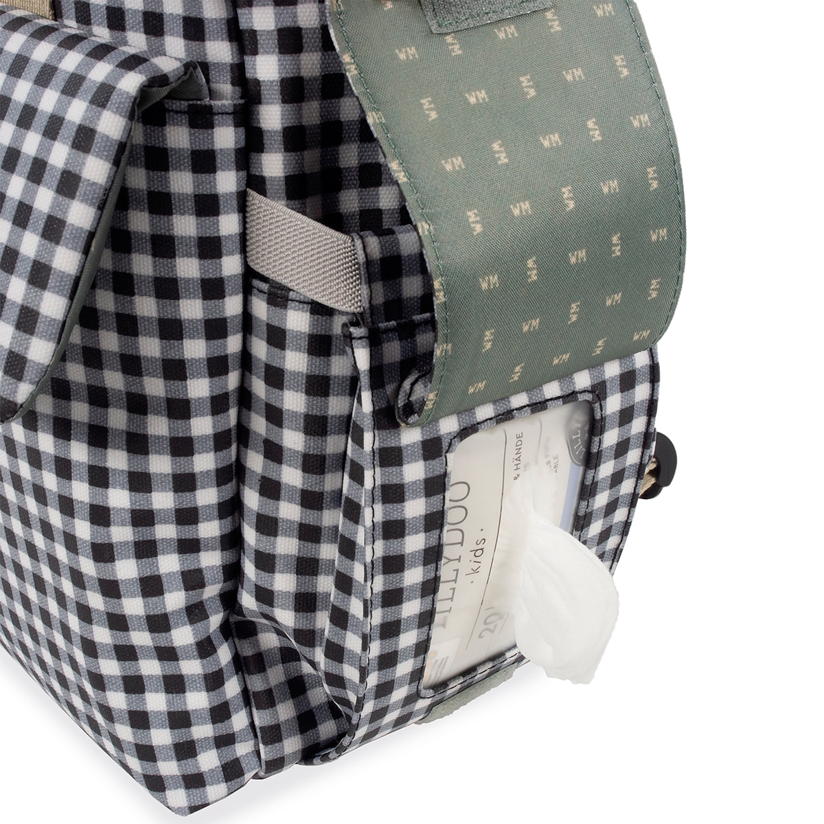 Mochila I Love Vichy Preto-9
